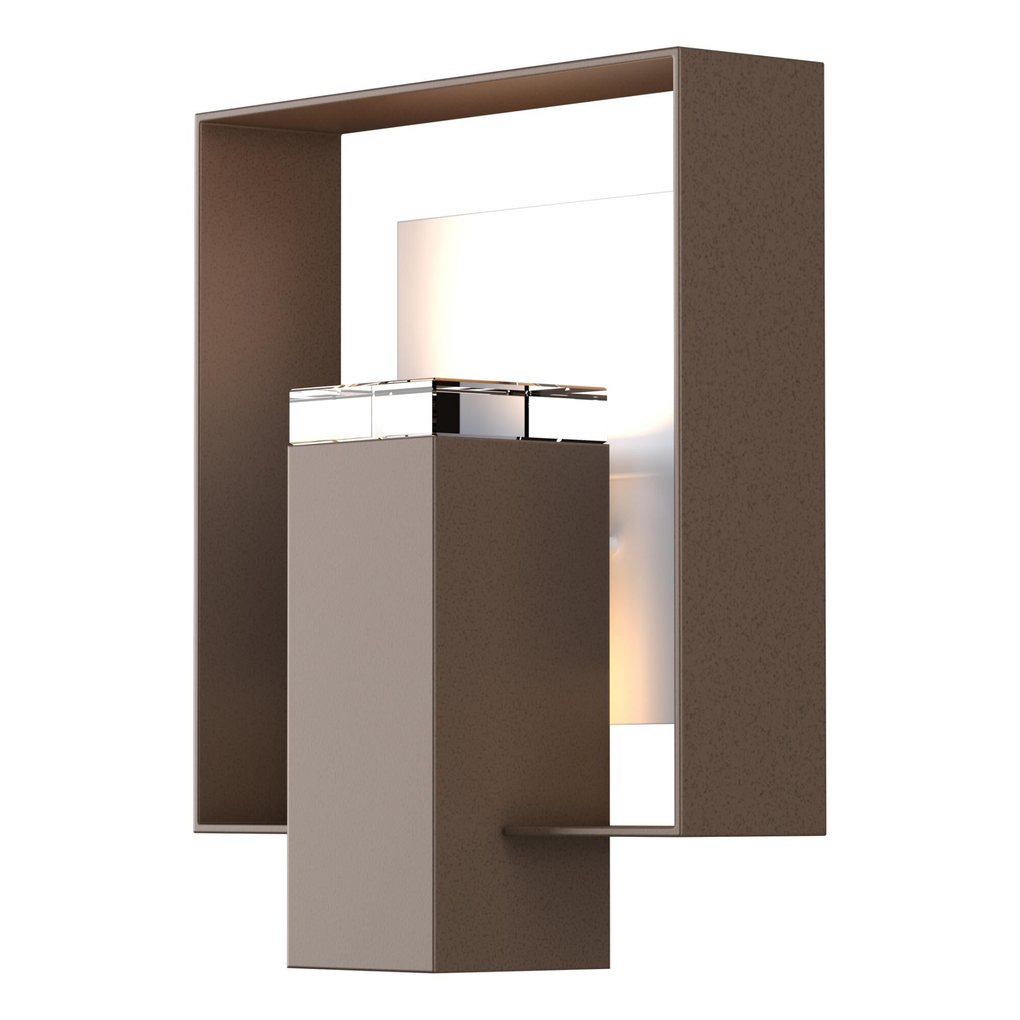 Hubbardton Forge Shadow Box 11 Inch Tall Outdoor Wall Light