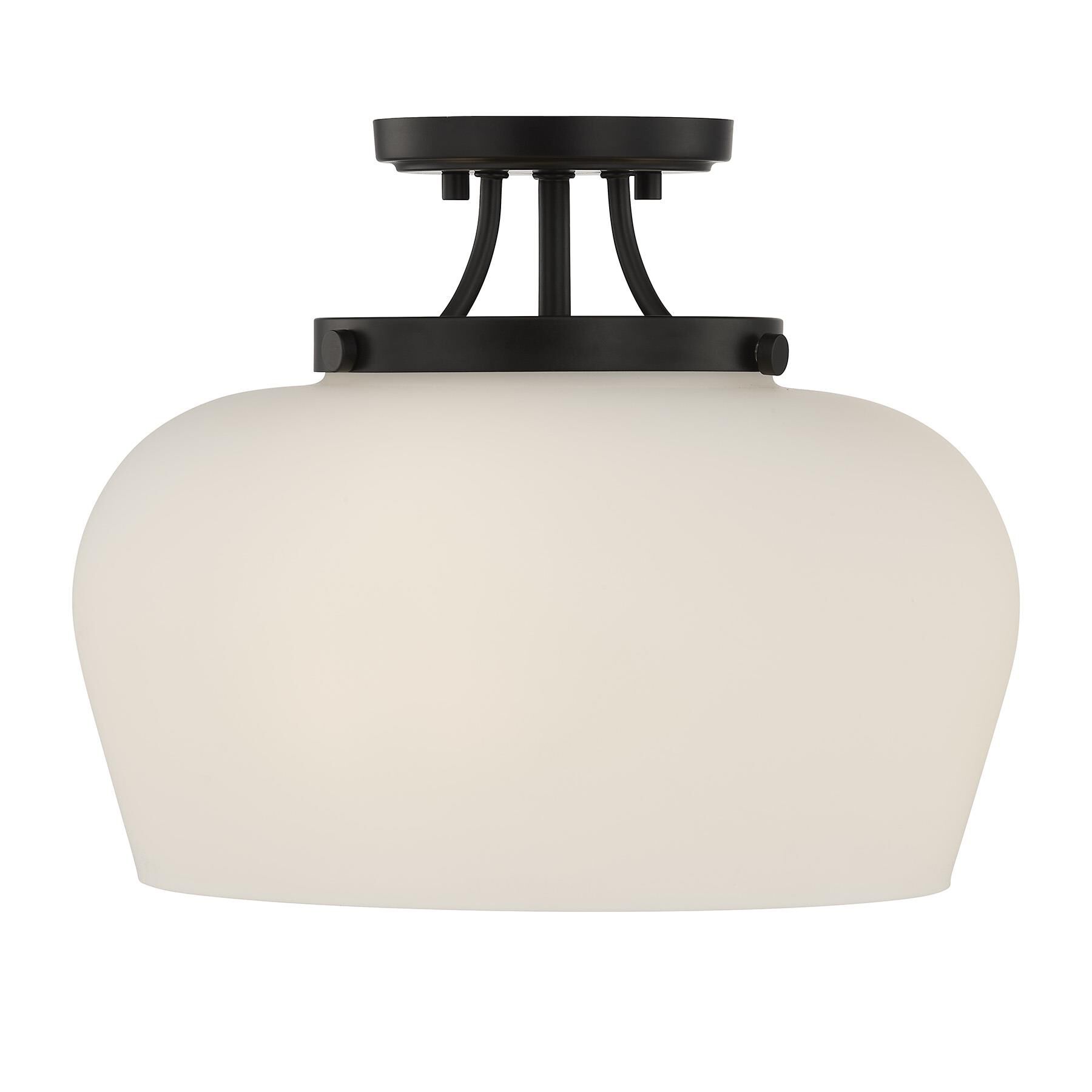 Octave 13 Inch Semi Flush Mount by Savoy House