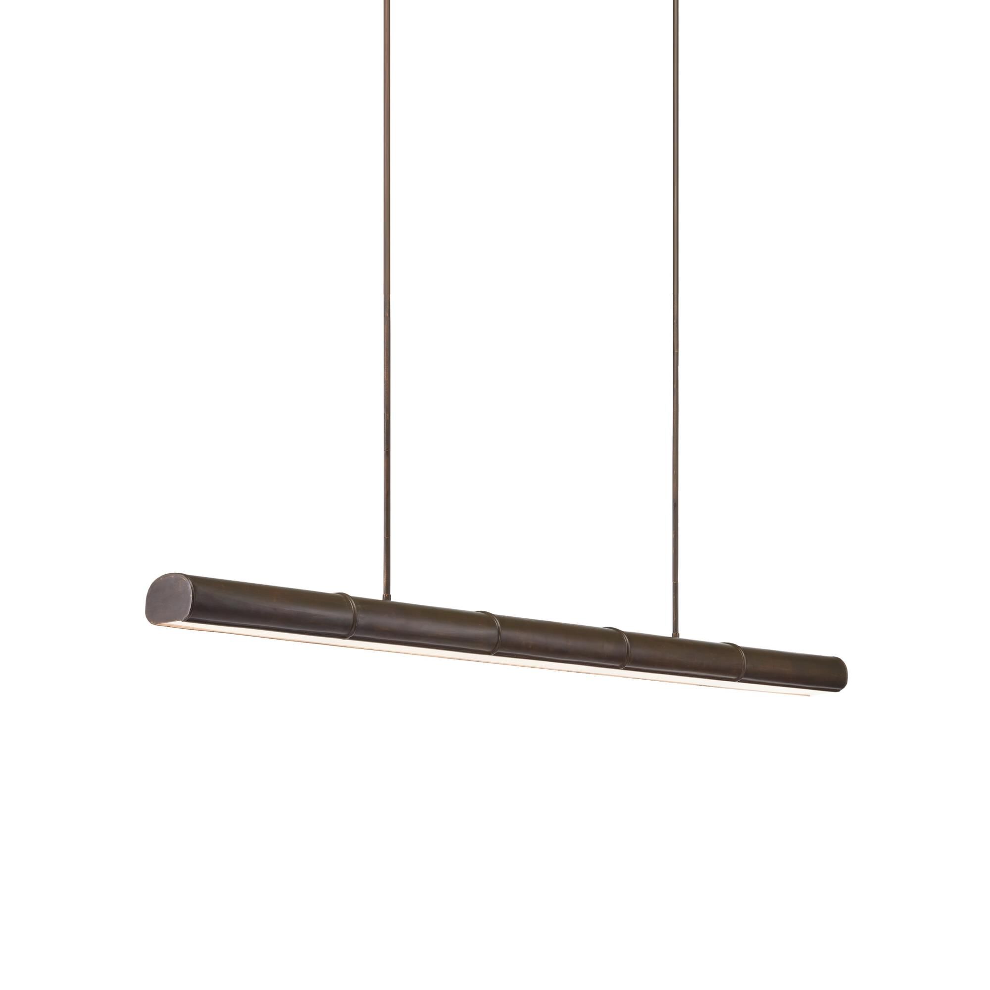 Lyon 65 Inch 5 Light LED Linear Suspension Light by Currey and Company