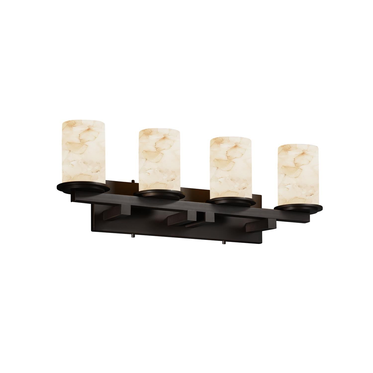 Alabaster Rocks! 29 Inch 4 Light Bath Vanity Light by Justice Design Group