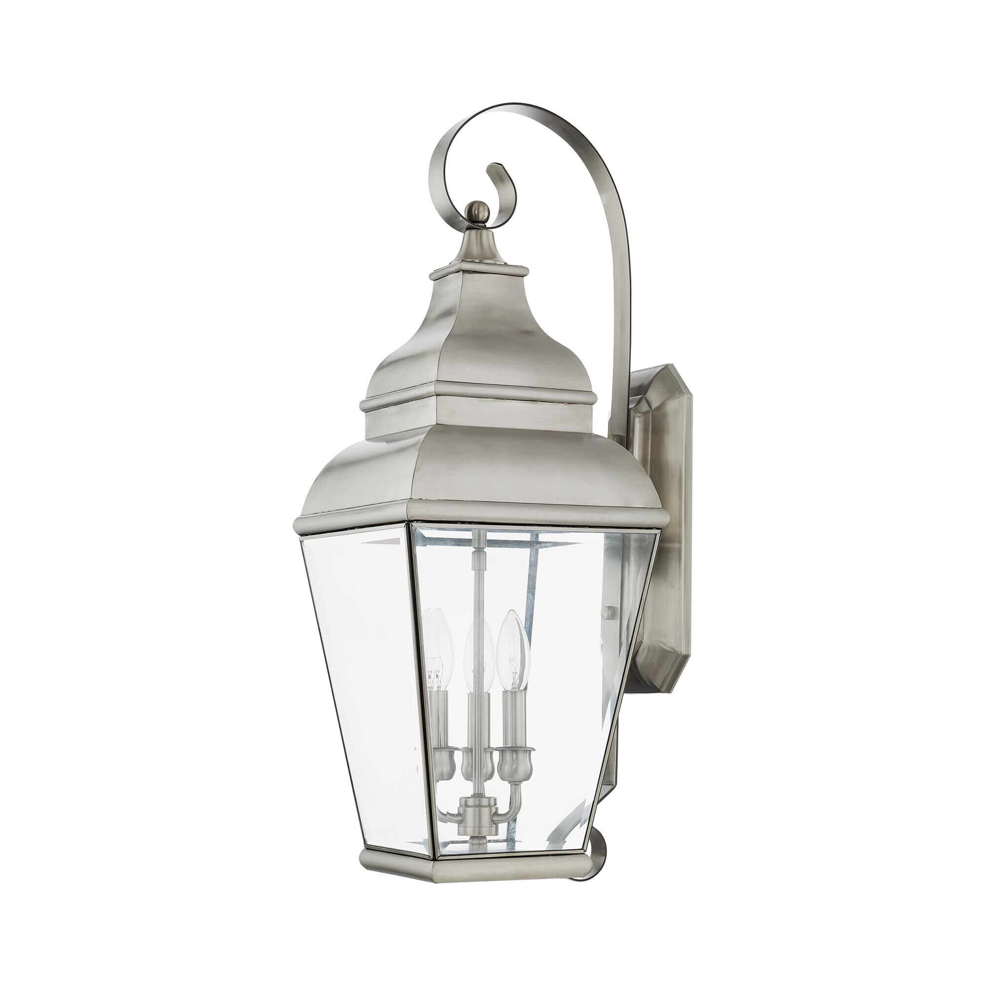 Exeter 28 Inch Tall 3 Light Outdoor Wall Light by Livex Lighting