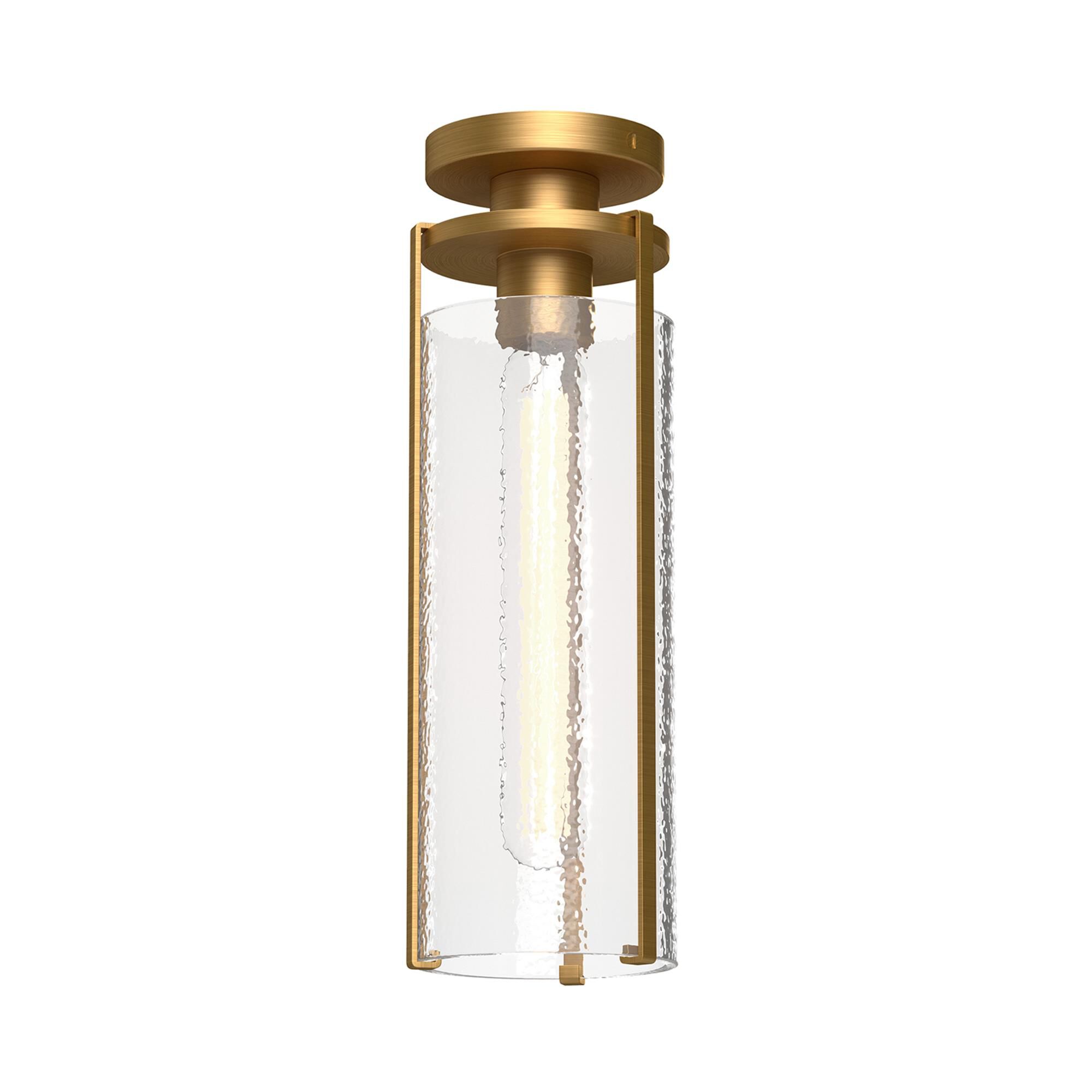 Shown in Aged Gold finish and Clear Water glass