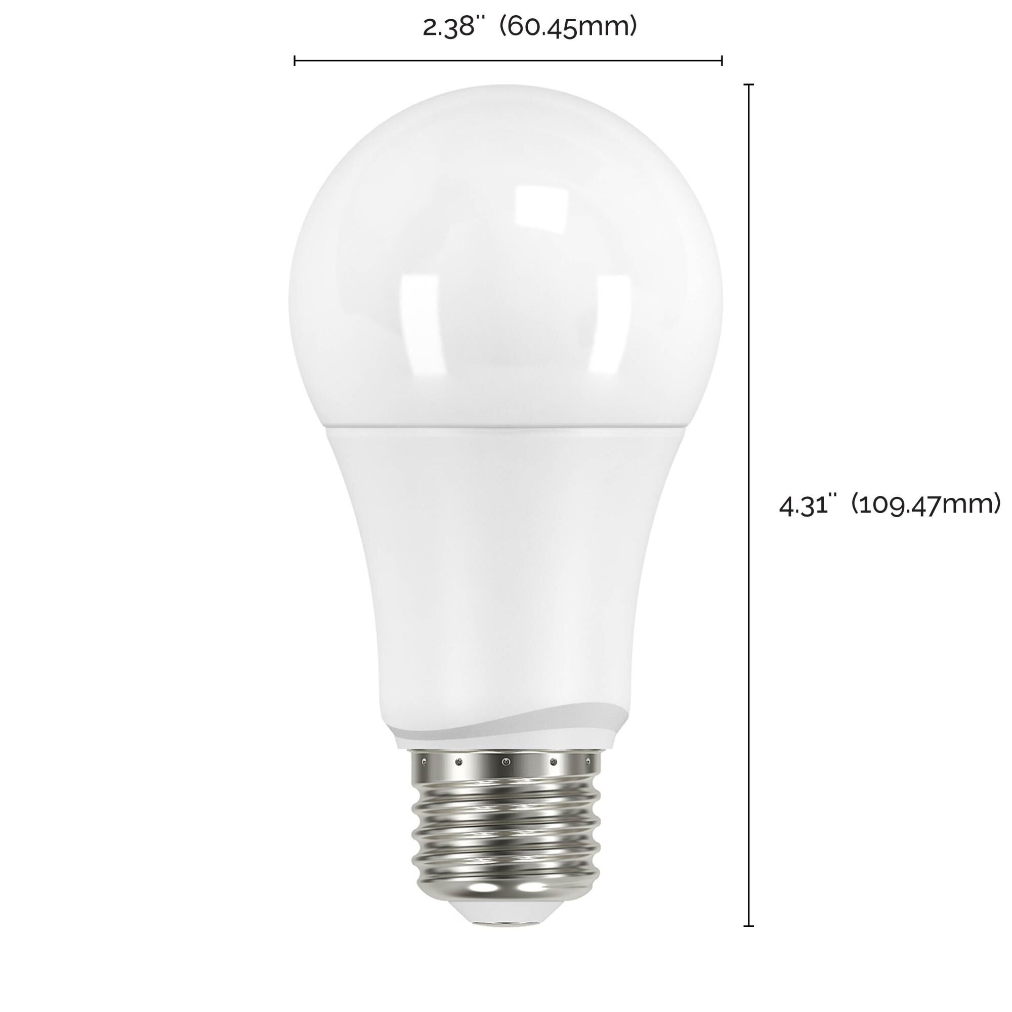 9.5 Watt 3000K A19 LED Light Bulb by Satco