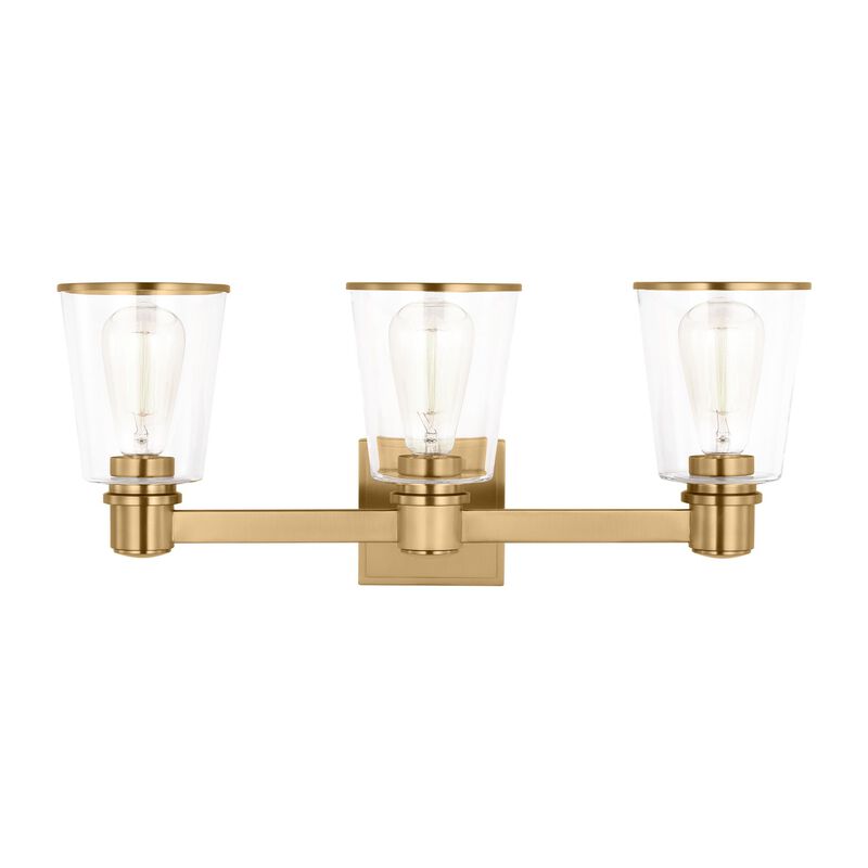 Chapman & Myers Alessa 22 Inch 3 Light Bath Vanity Light by Visual Comfort Studio