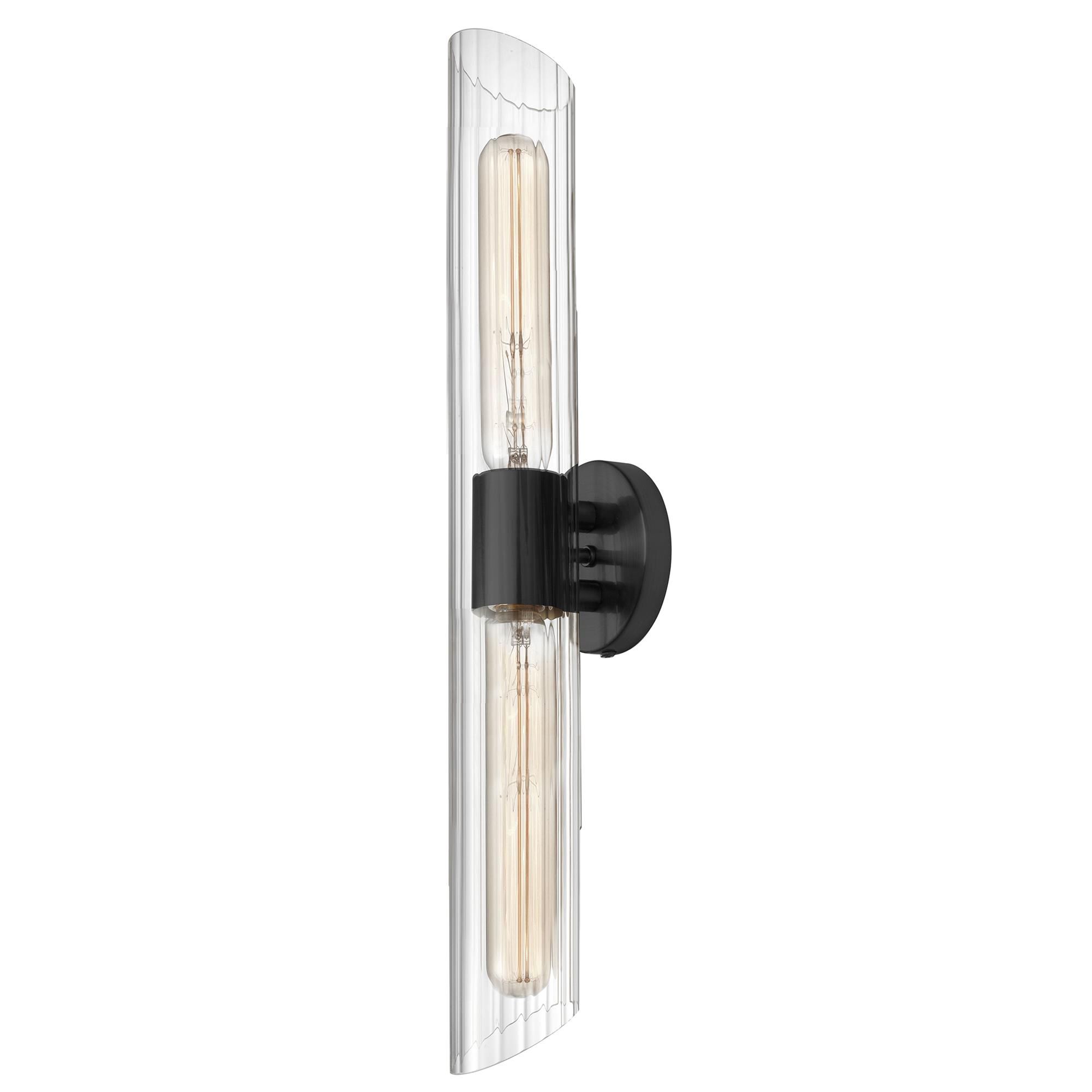 Shown in Painted finish and Clear glass