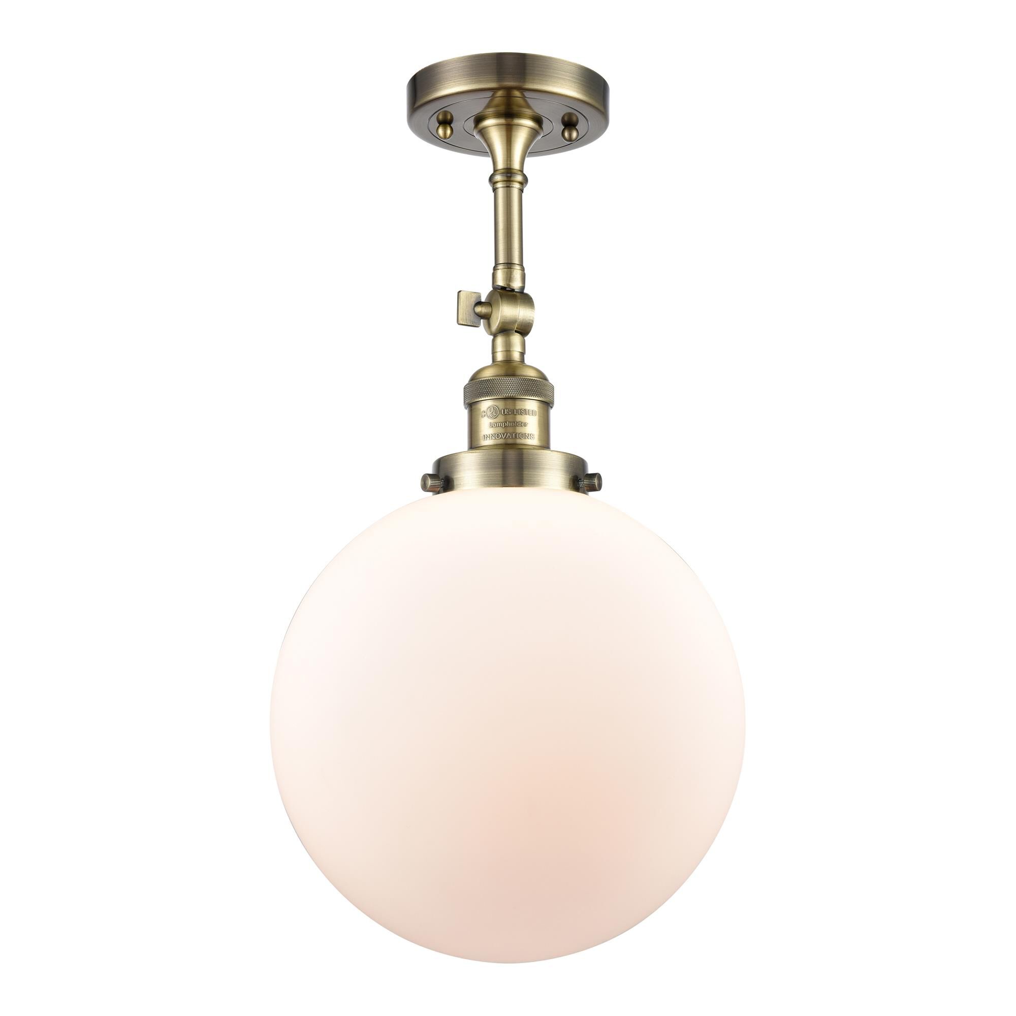 Bruno Marashlian Beacon 10 Inch 1 Light Semi Flush Mount by Innovations Lighting
