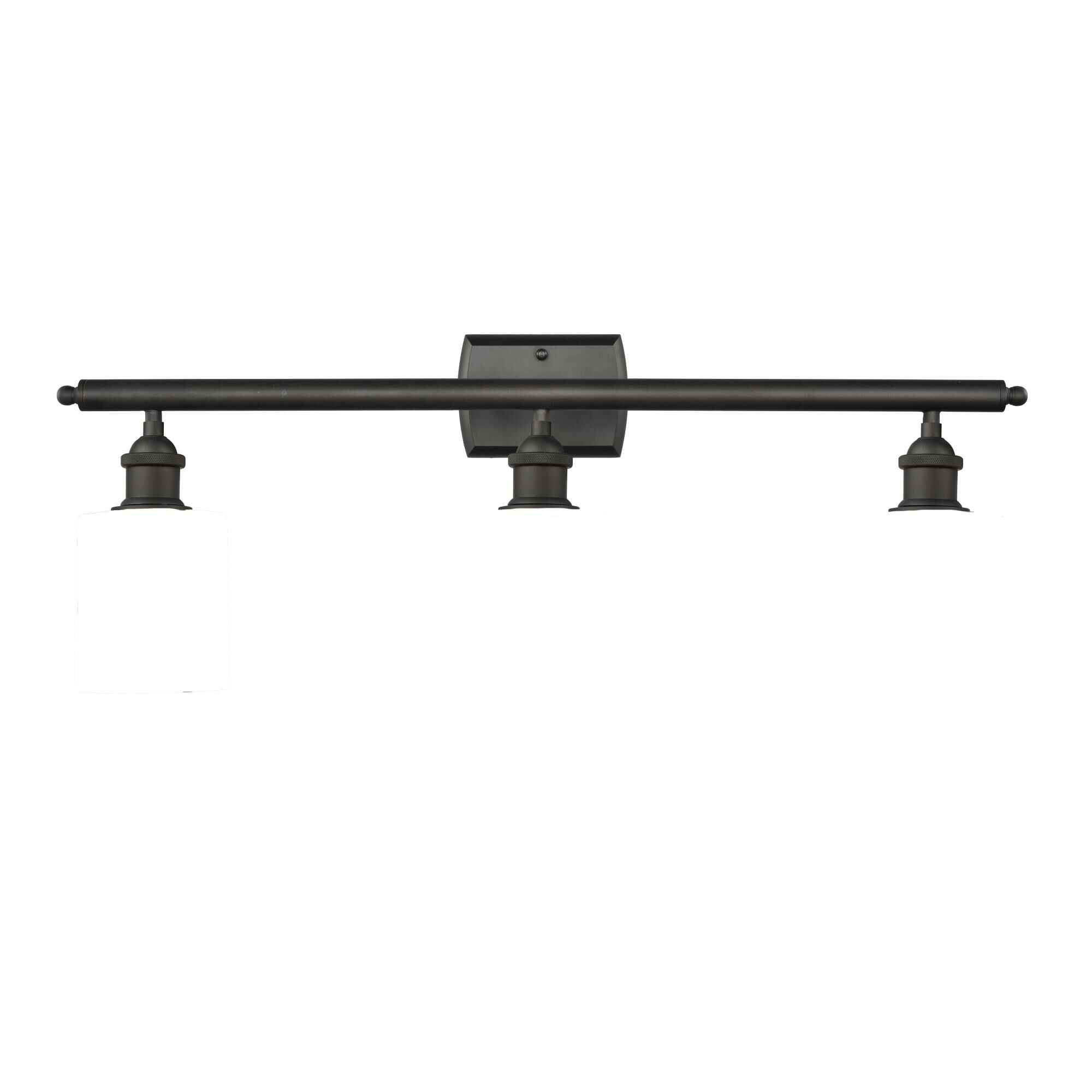 Shown in Oil Rubbed Bronze finish and Smoked Fluted glass