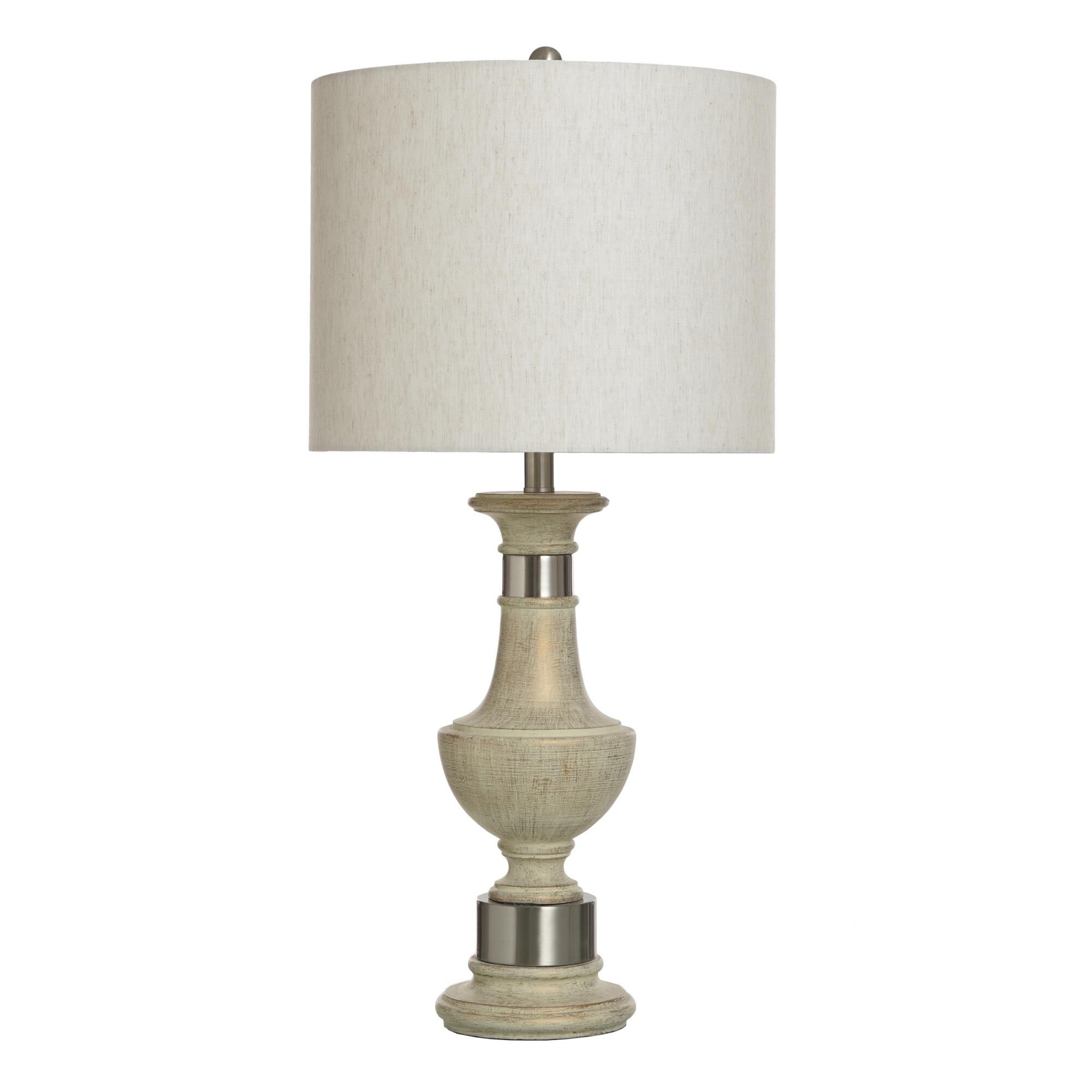 Shown in Cream finish and Light Oatmeal shade