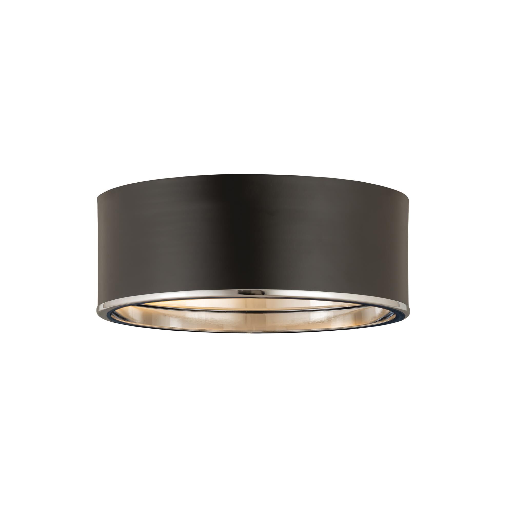 Shown in Matte Black And Chrome finish and Steel glass and Steel shade