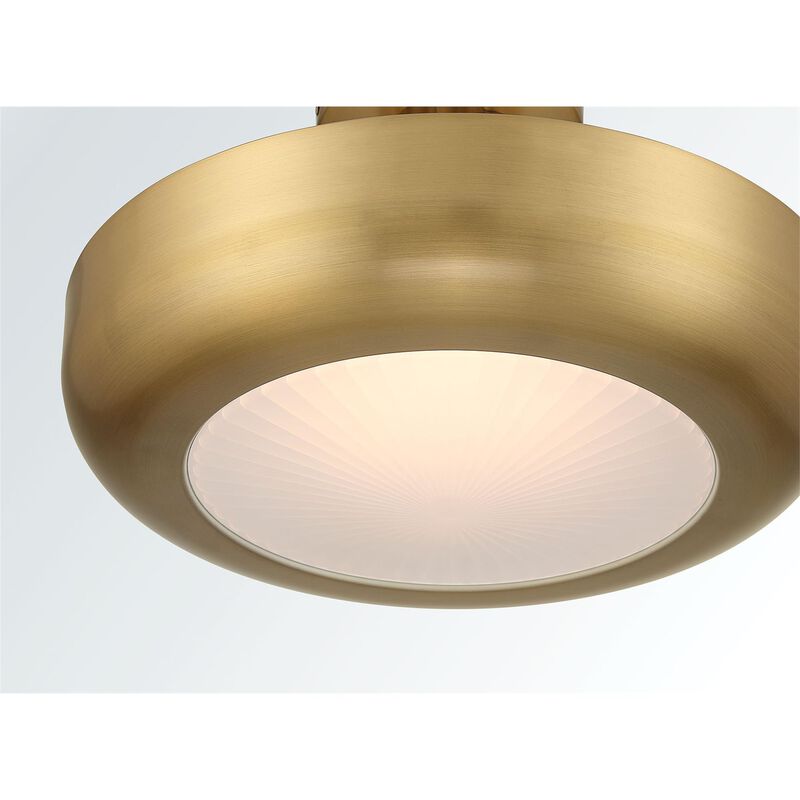 Macey 16 Inch Semi Flush Mount by Eurofase Lighting