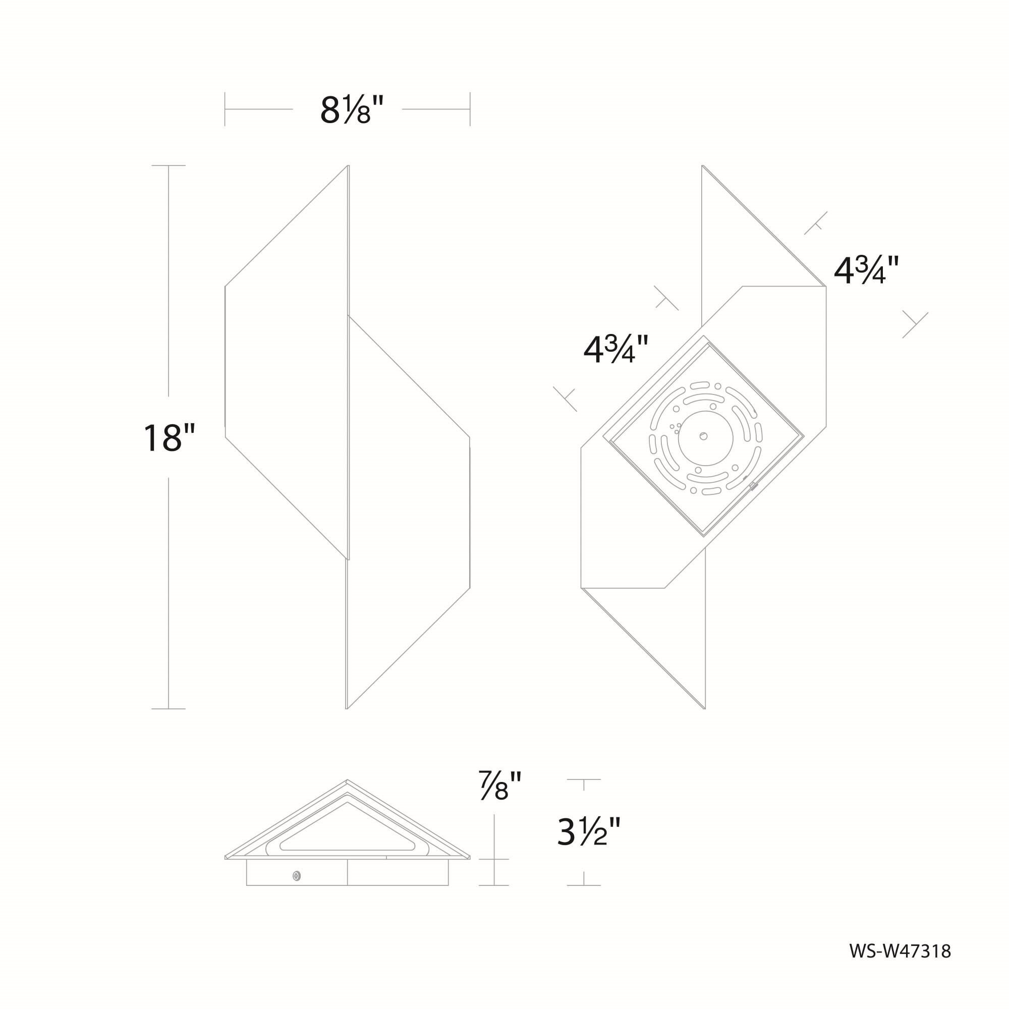 Shown in Black finish