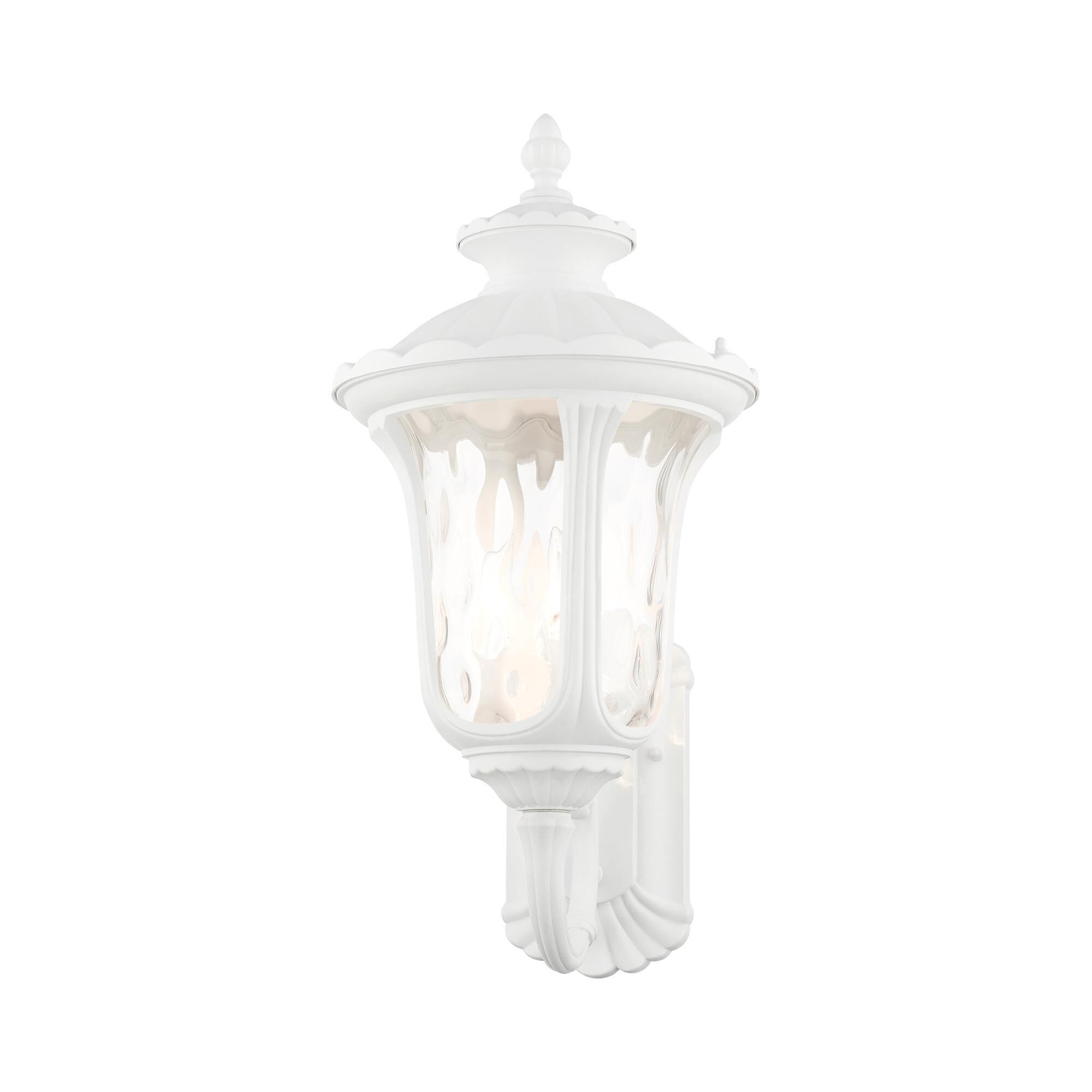 Oxford 22 Inch Tall 3 Light Outdoor Wall Light by Livex Lighting
