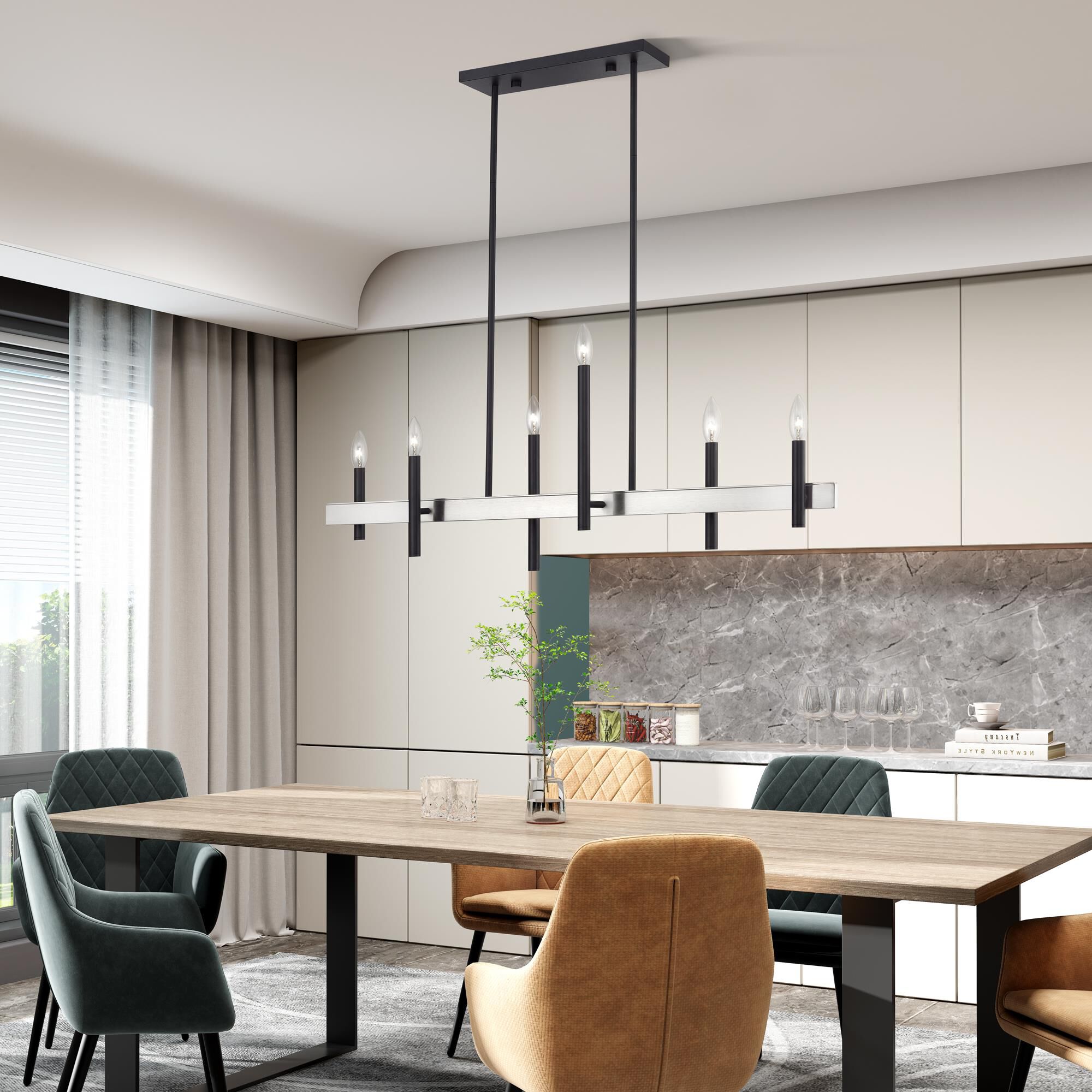 Denmark 40 Inch Linear Suspension Light by Livex Lighting