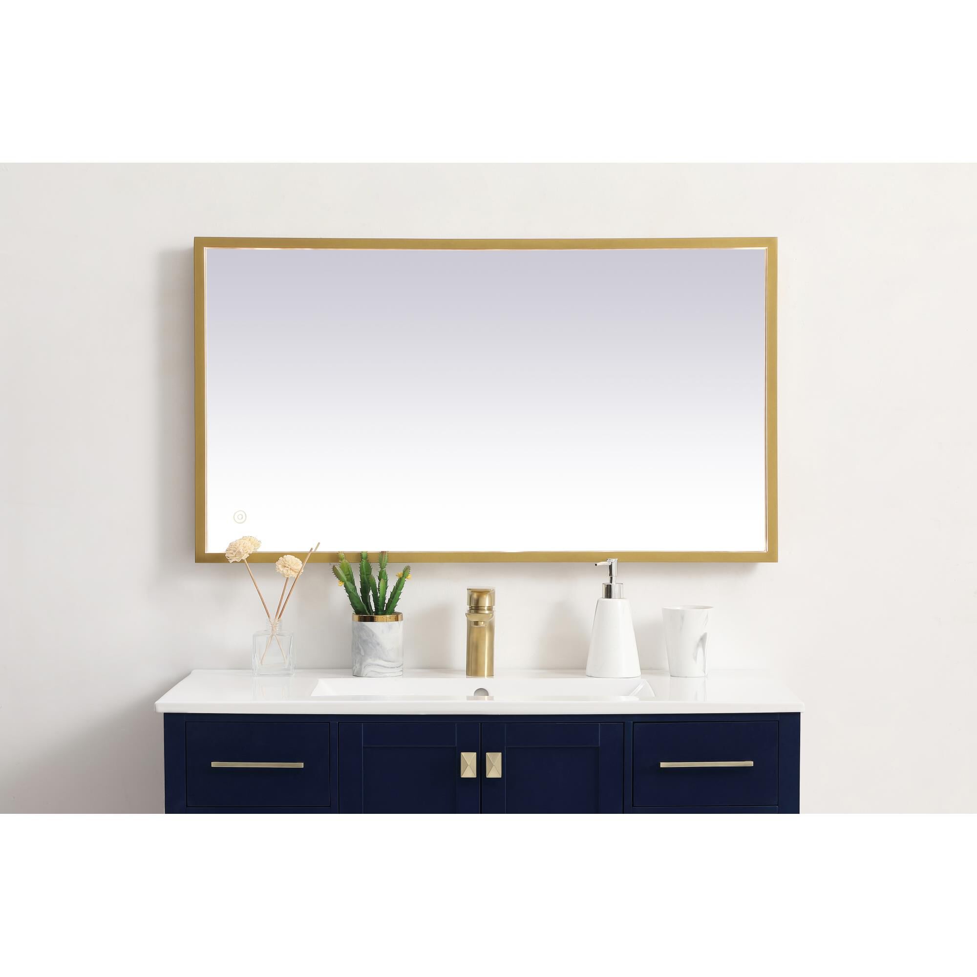Pier LED Lighted Mirror by Elegant Decor