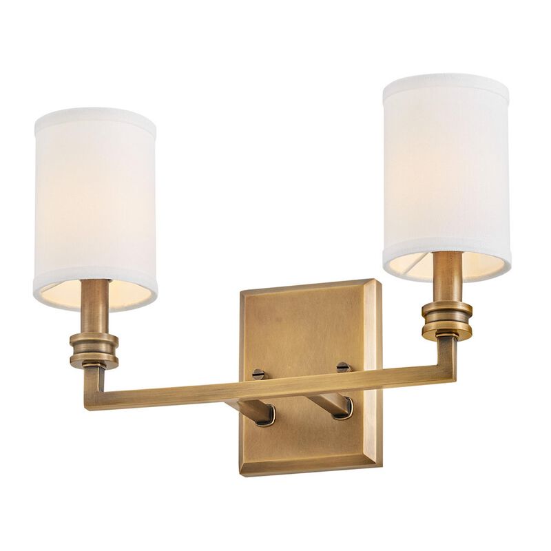 Moore Medium 2 Light Wall Sconce by Hinkley