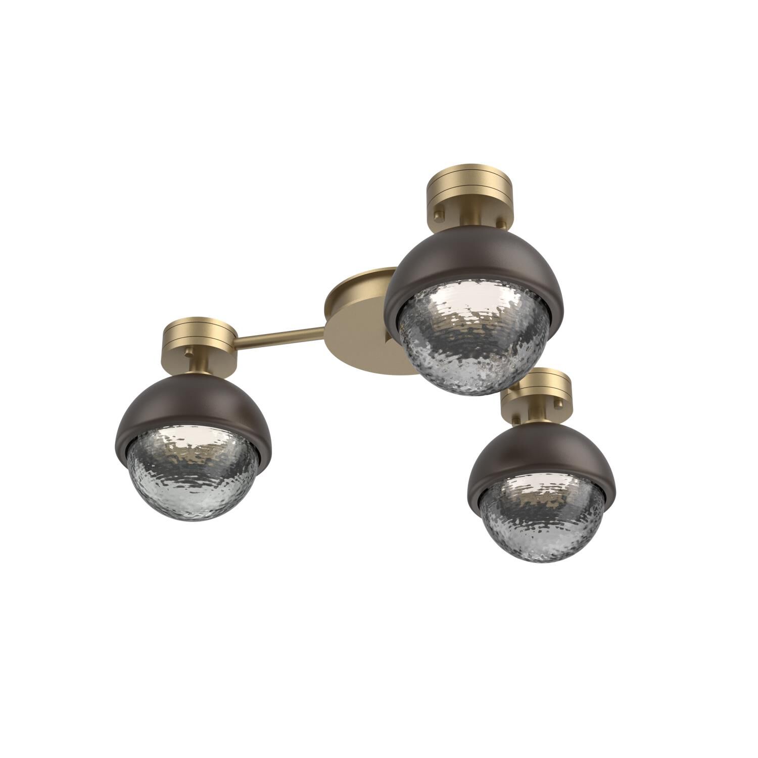 Levi Wilson Cabochon 23 Inch Flush Mount by Hammerton Studio