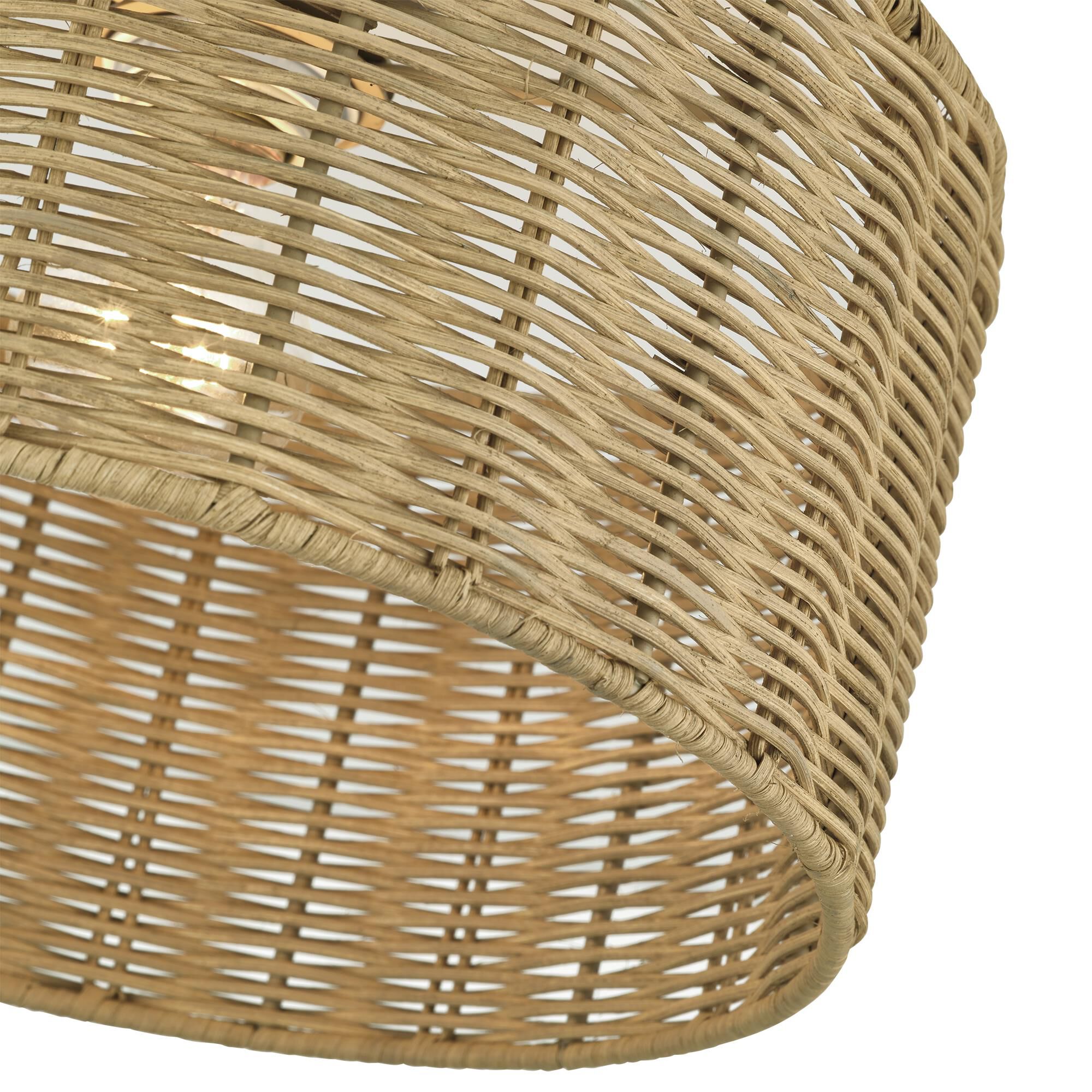 Weavington 12 Inch Semi Flush Mount by Livex Lighting