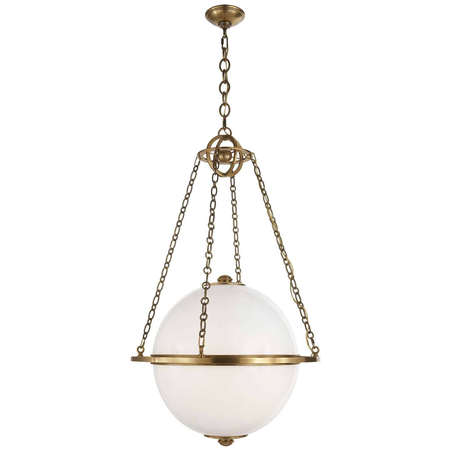 Chapman & Myers Modern Globe 24 Inch Large Pendant by Visual Comfort Signature Collection