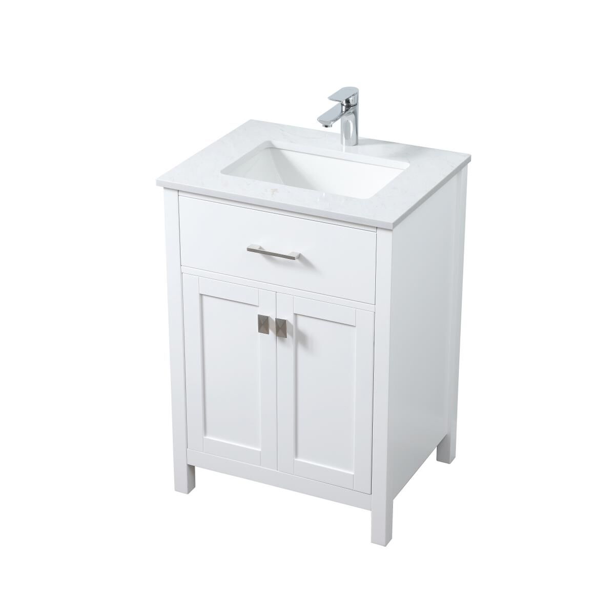 Shown in White finish