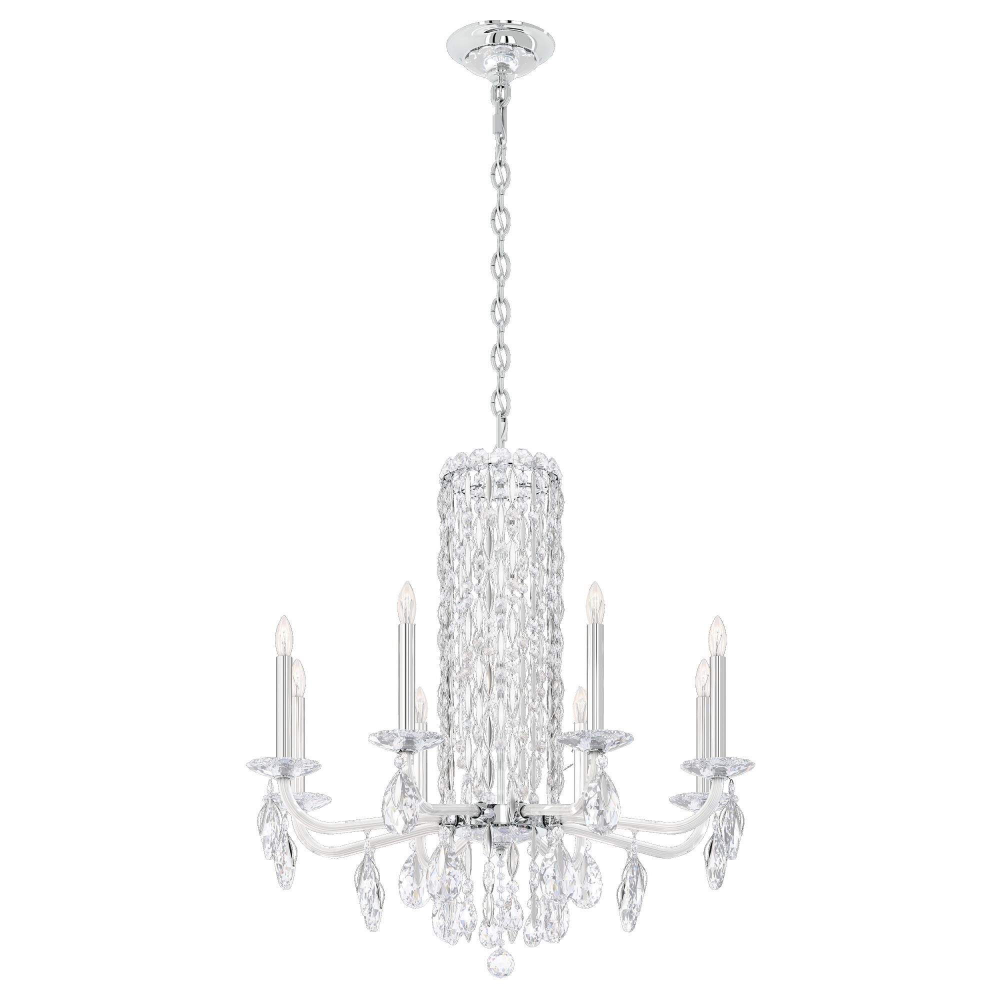 Shown in Stainless Steel finish and Clear Heritage crystal