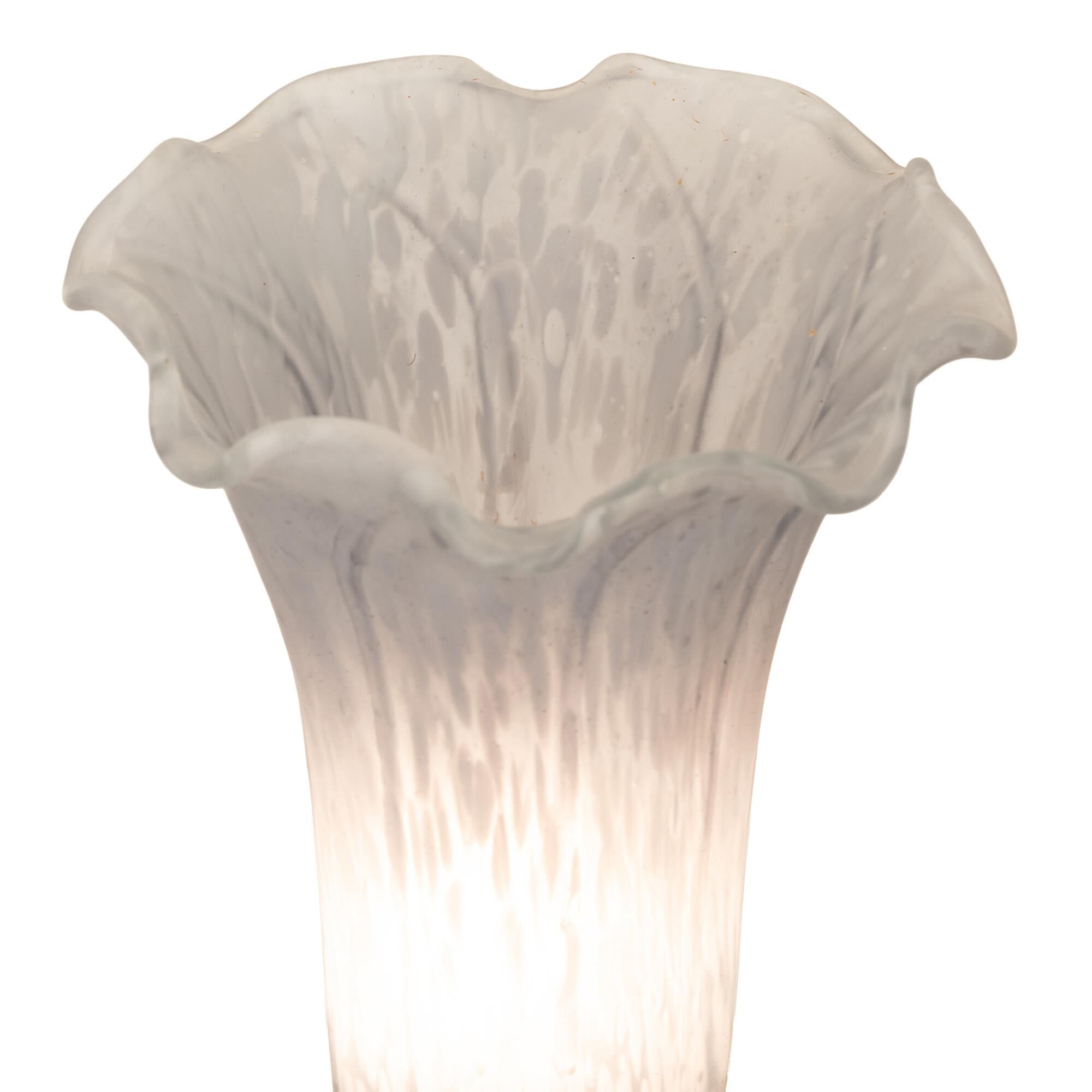 Shown in Antique Brass finish and Grey glass