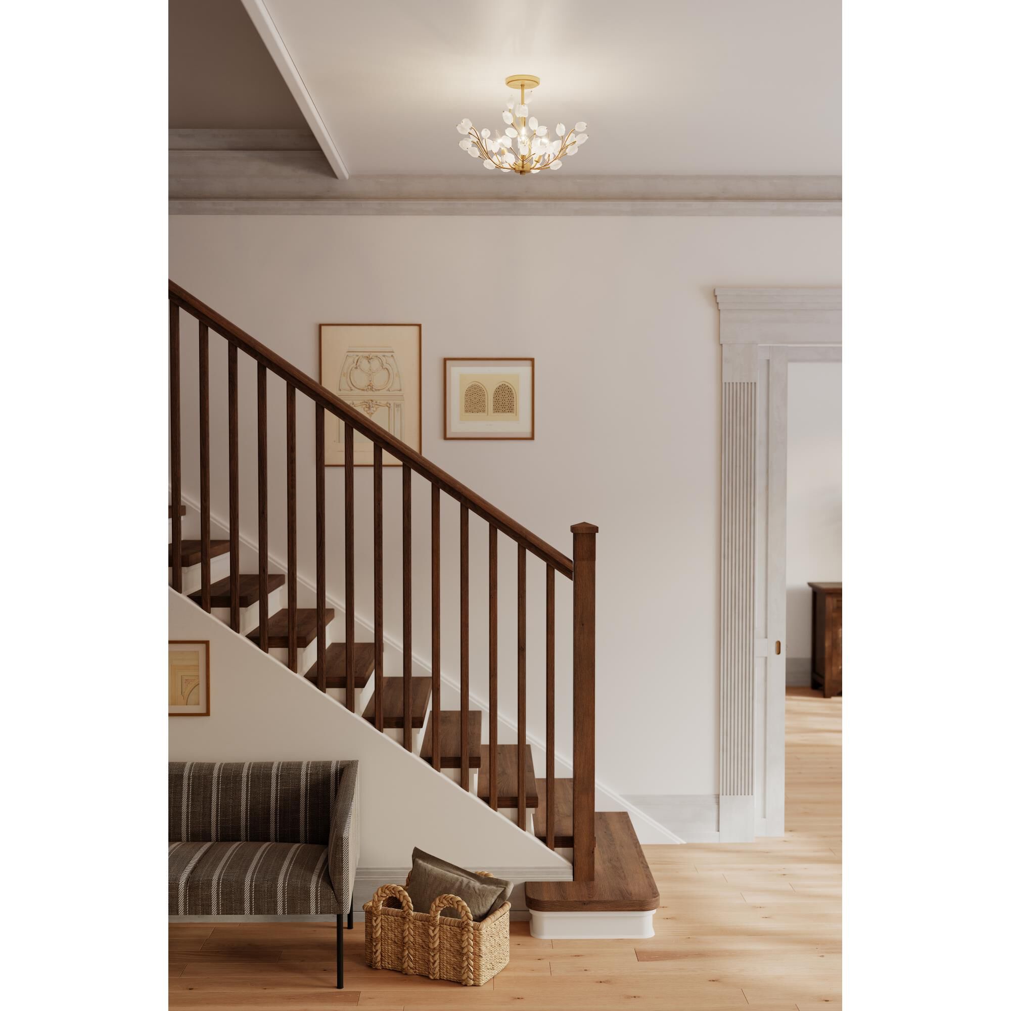 Shown in Painted Legacy Brass finish