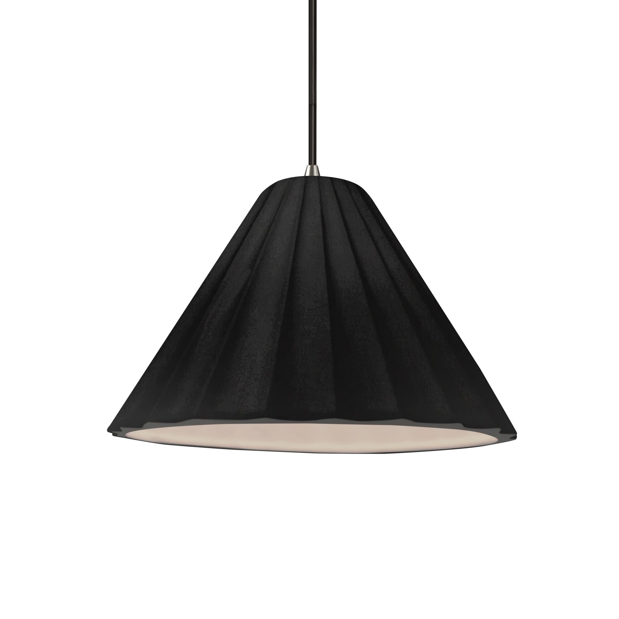 Fluted 11 Inch Mini Pendant by Justice Design Group