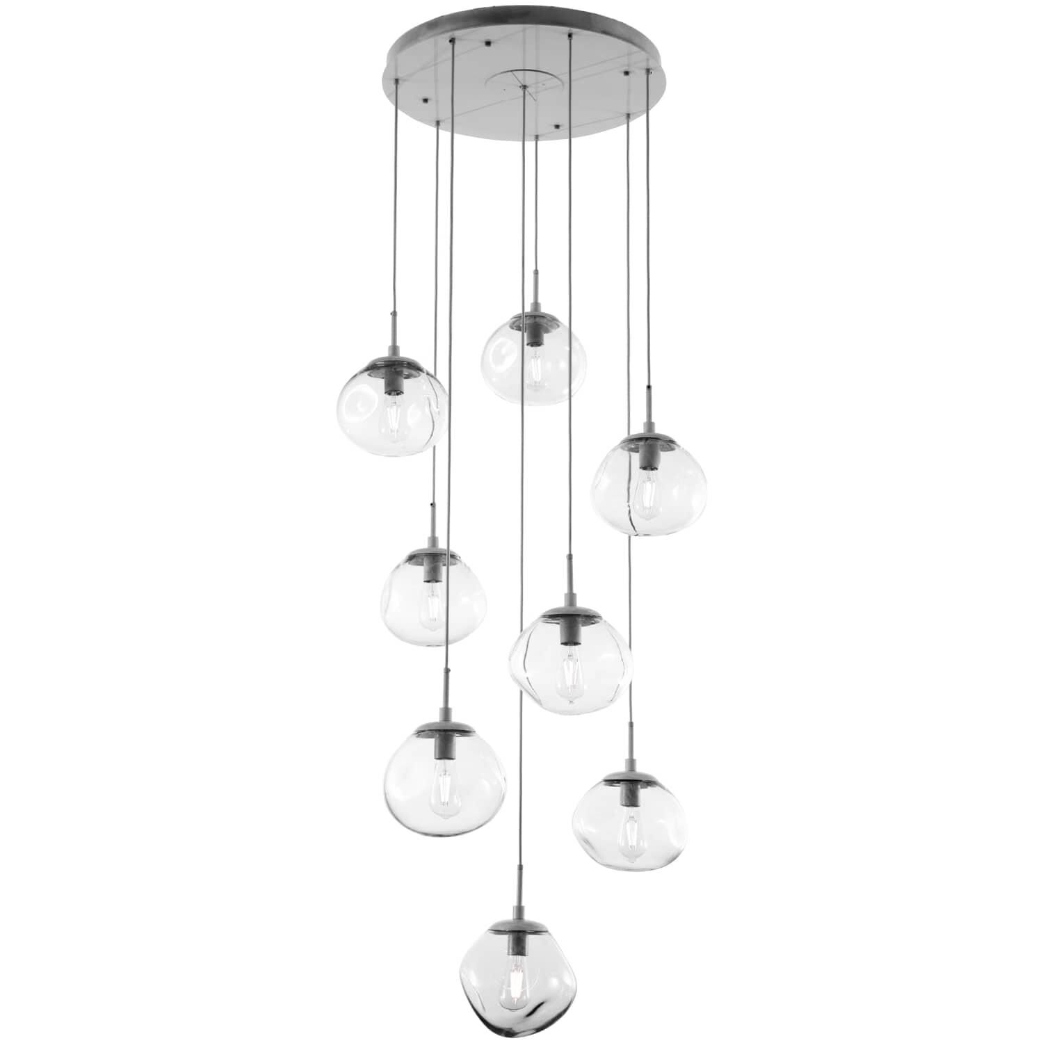 Levi Wilson Nebula 31 Inch 8 Light Multi Light Pendant by Hammerton Studio