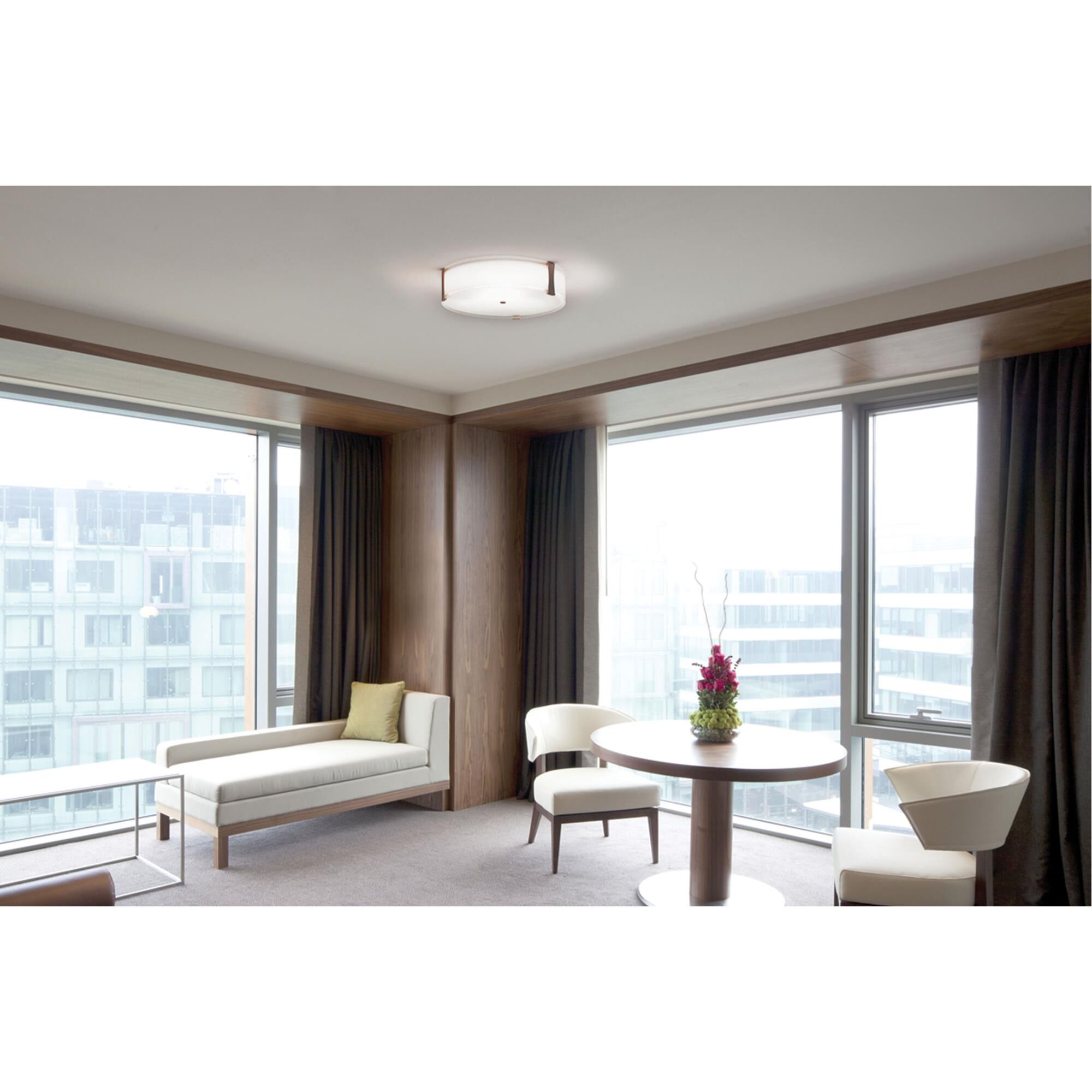 Tara 14 Inch 3 Light Flush Mount by Access Lighting