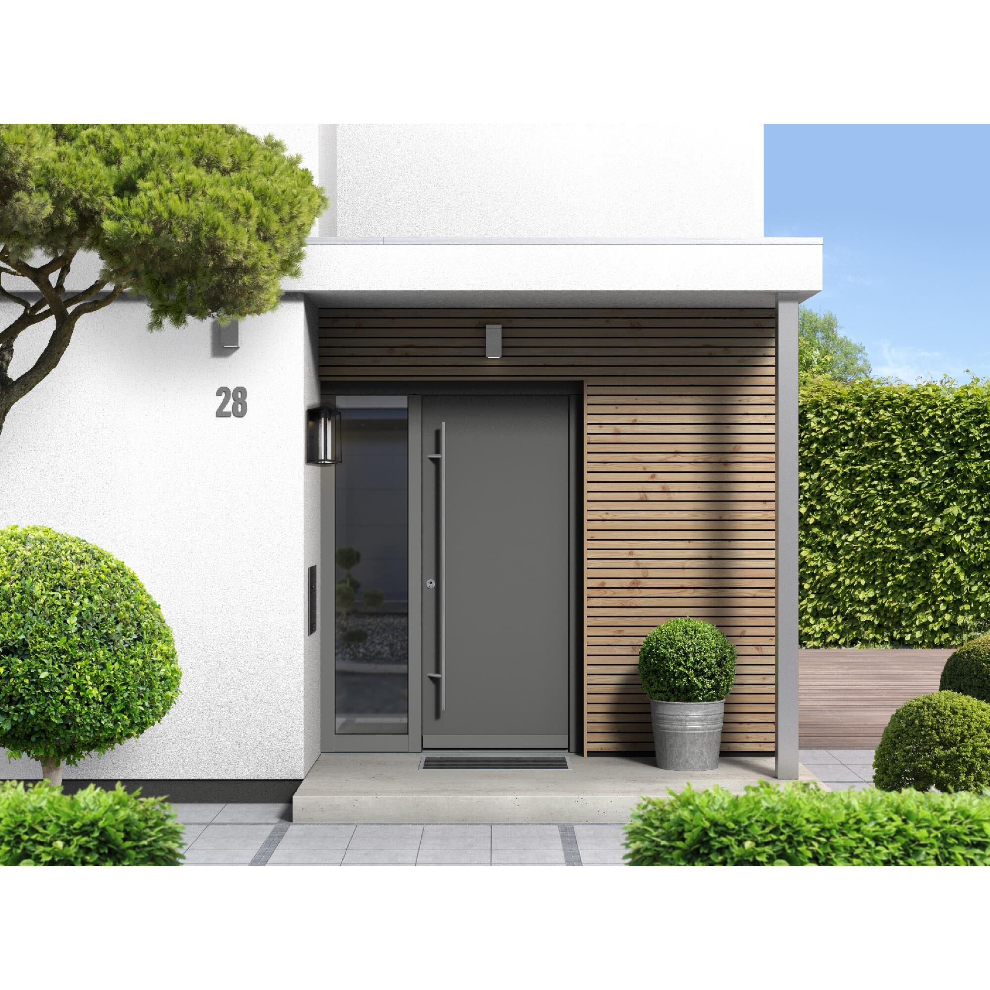 Shown in Matte Black finish and Clear Seedy glass