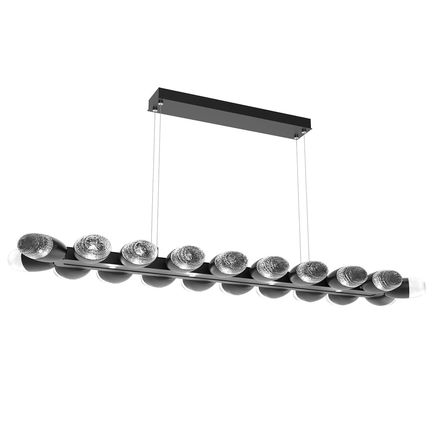 Pebble Linear Suspension Light by Hammerton Studio