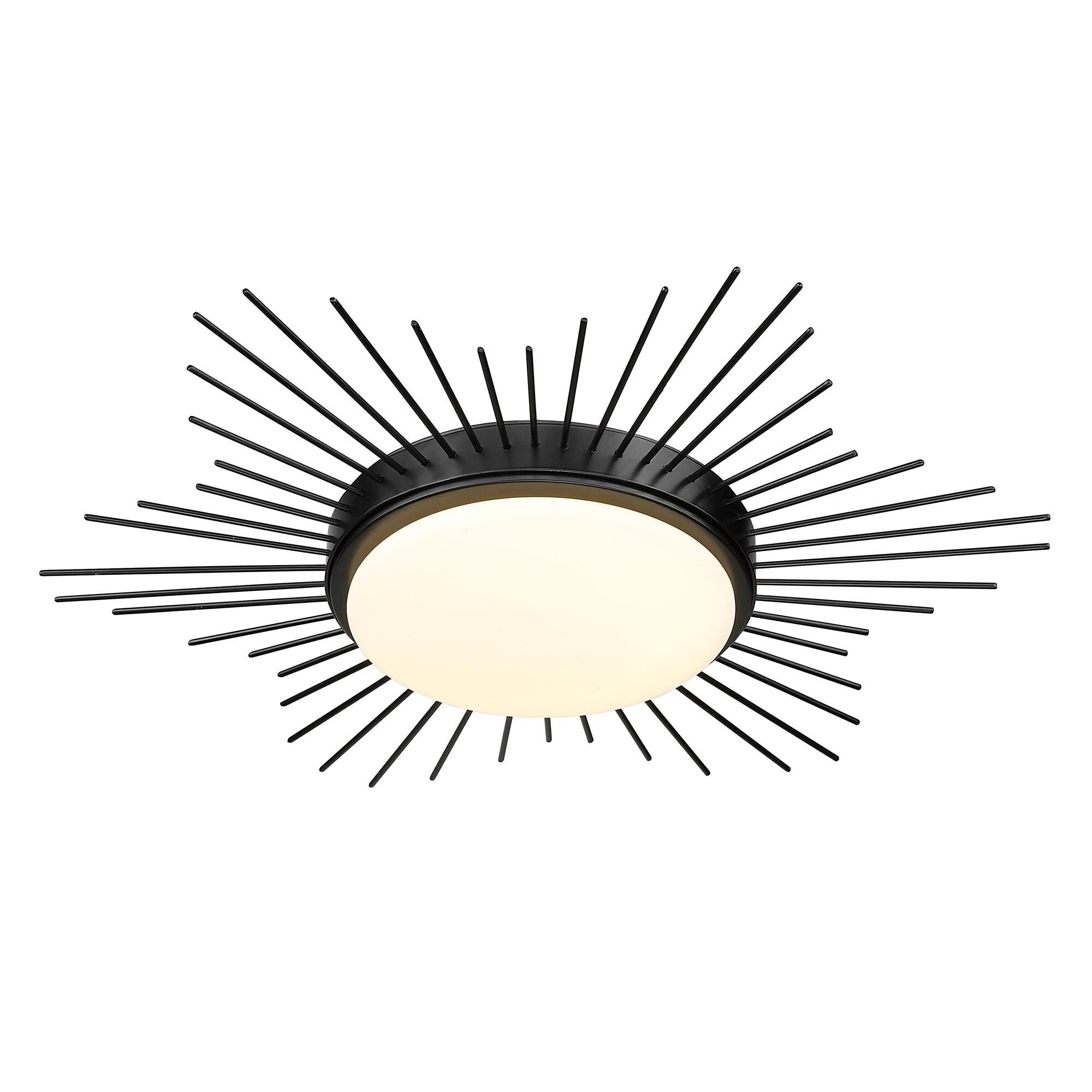 Kieran 18 Inch 1 Light LED Flush Mount by Golden Lighting