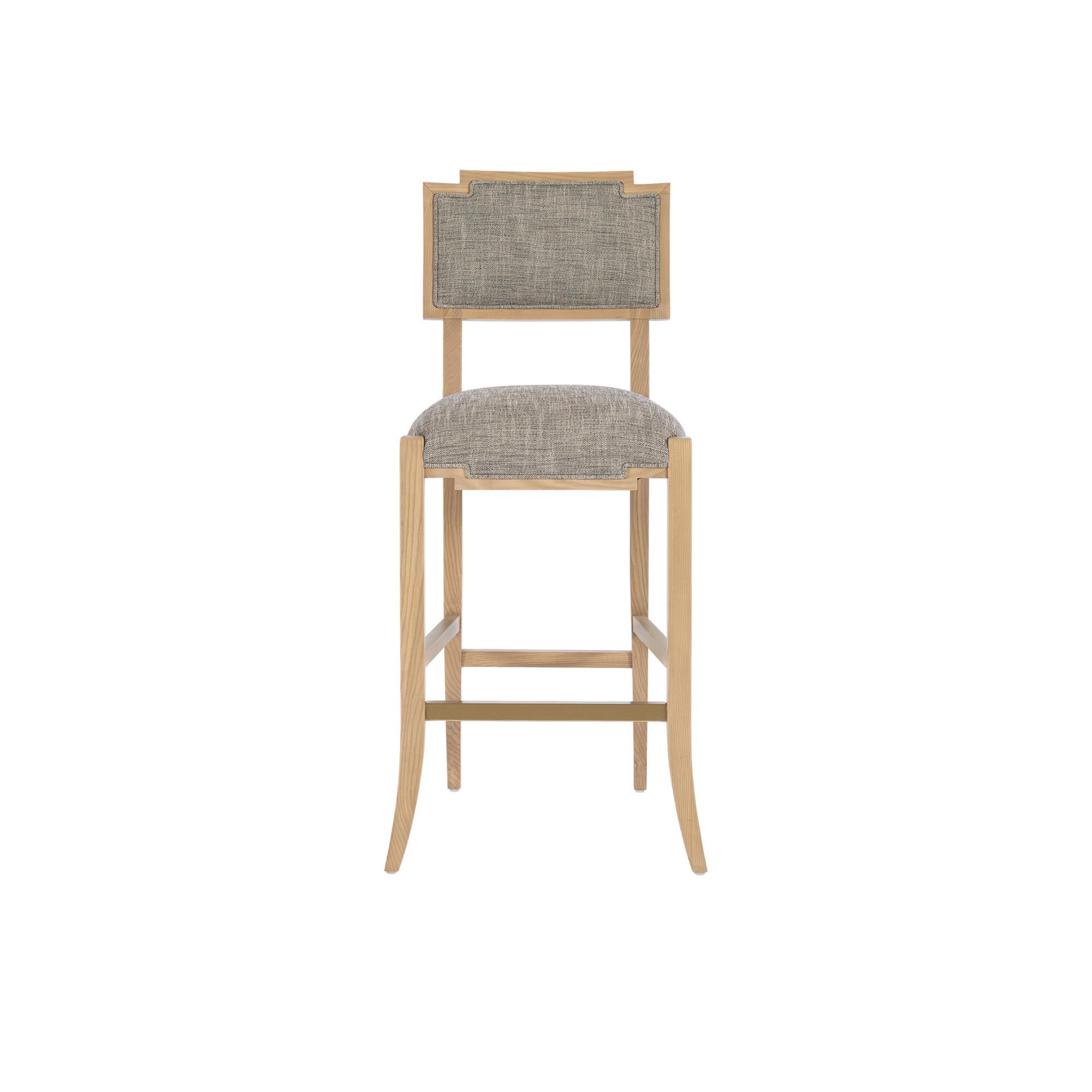 Melanie Blonde 22 Inch Stool by Currey and Company