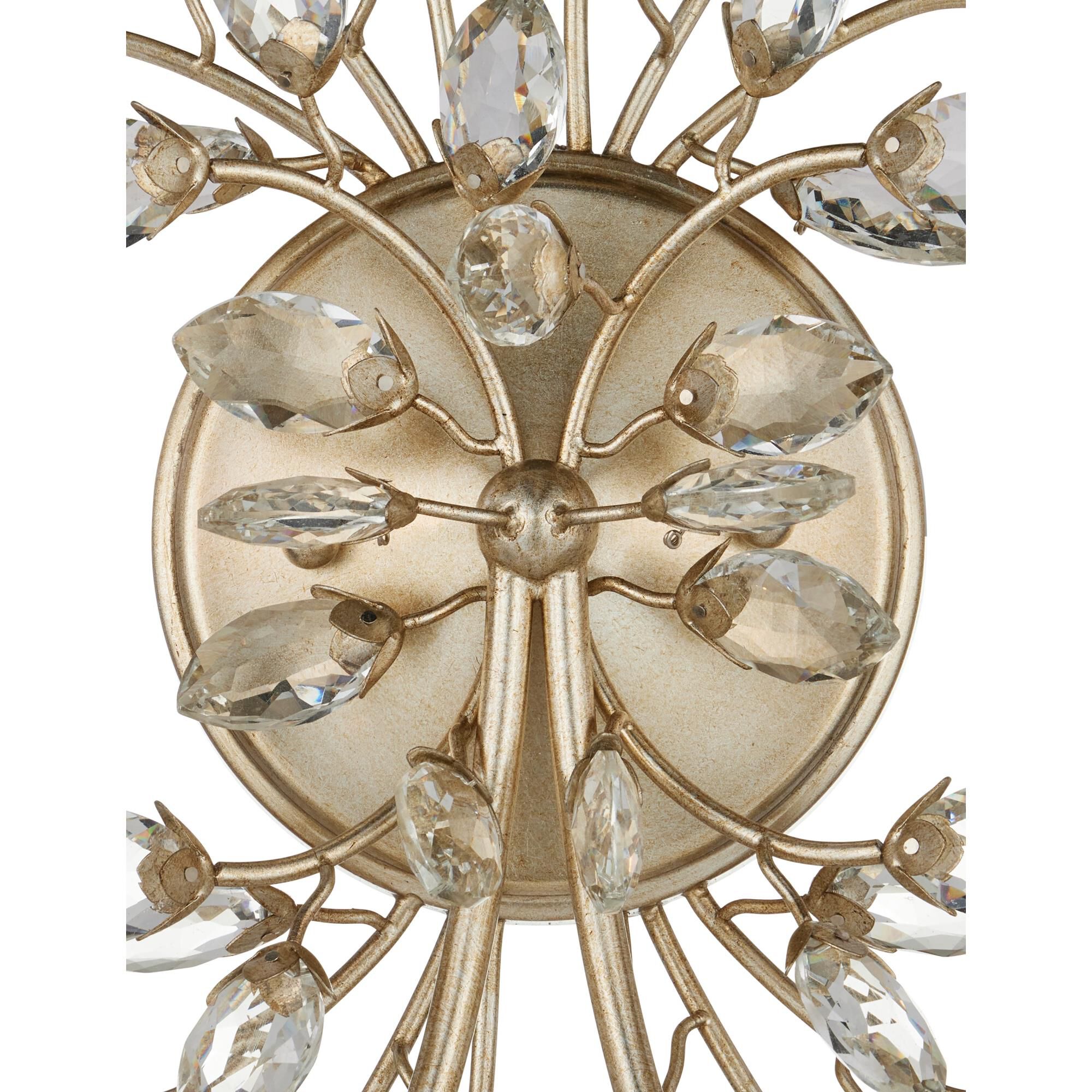 Shown in Clear and Silver Leaf finish