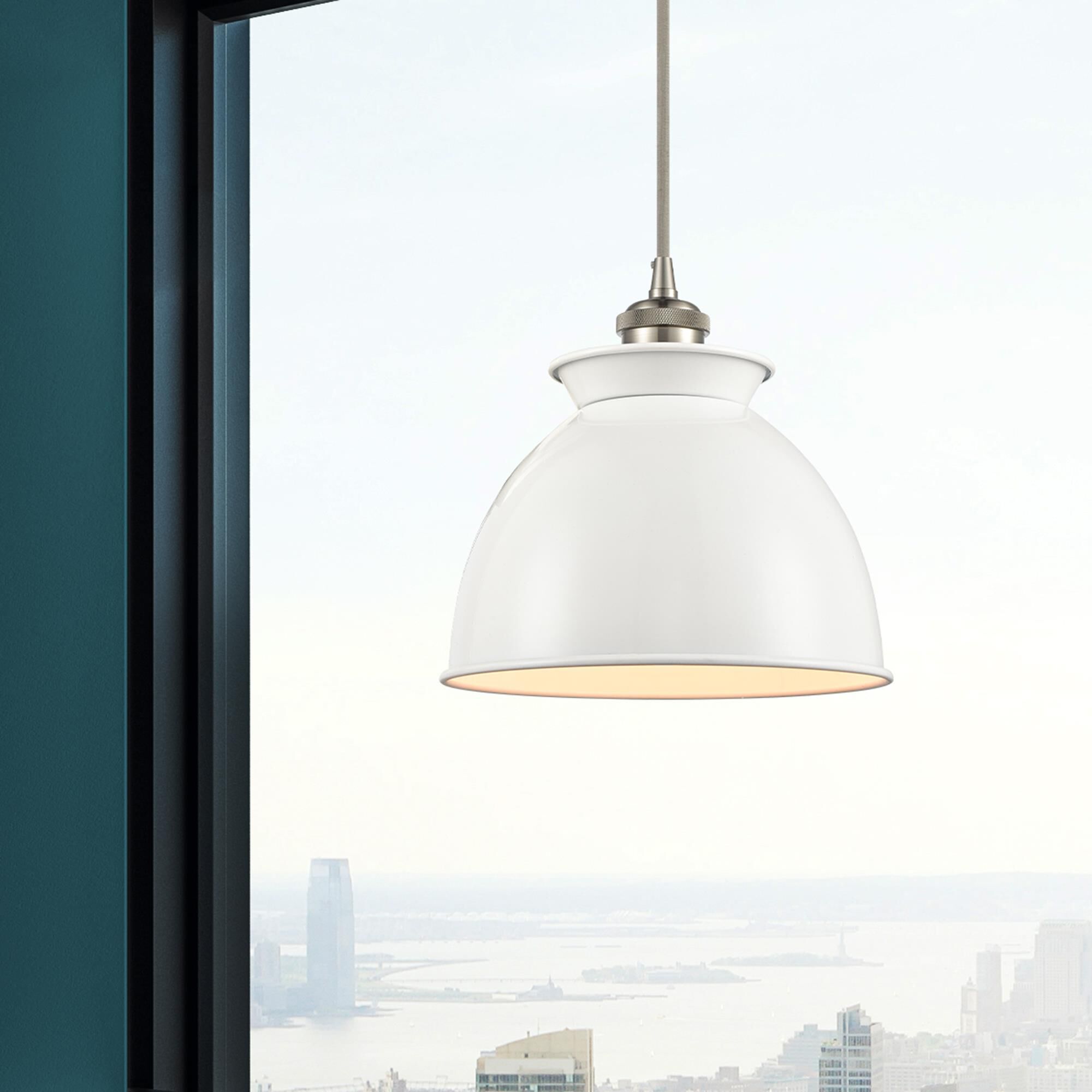 Shown in Brushed Satin Nickel finish