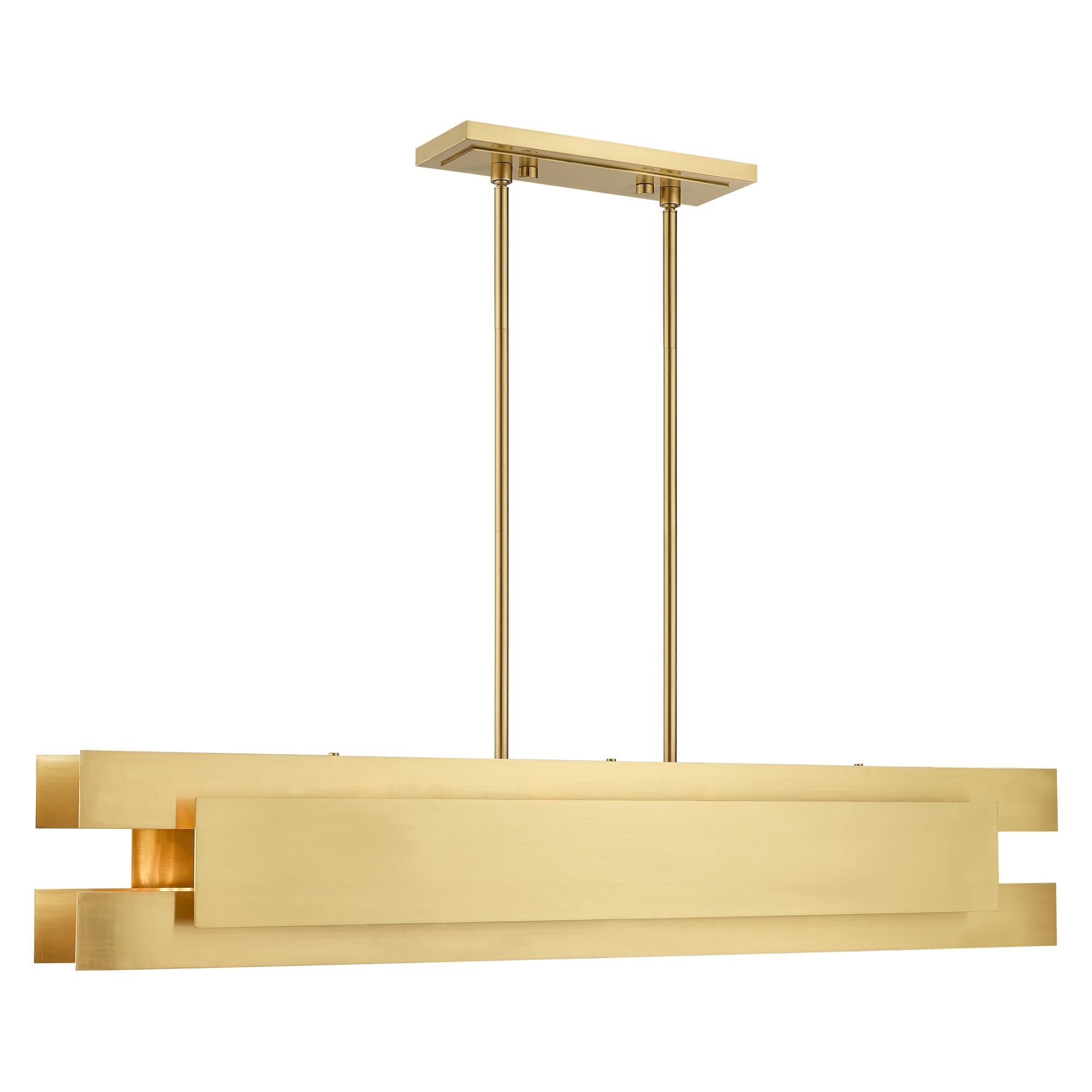 Varick 46 Inch 5 Light Linear Suspension Light by Livex Lighting