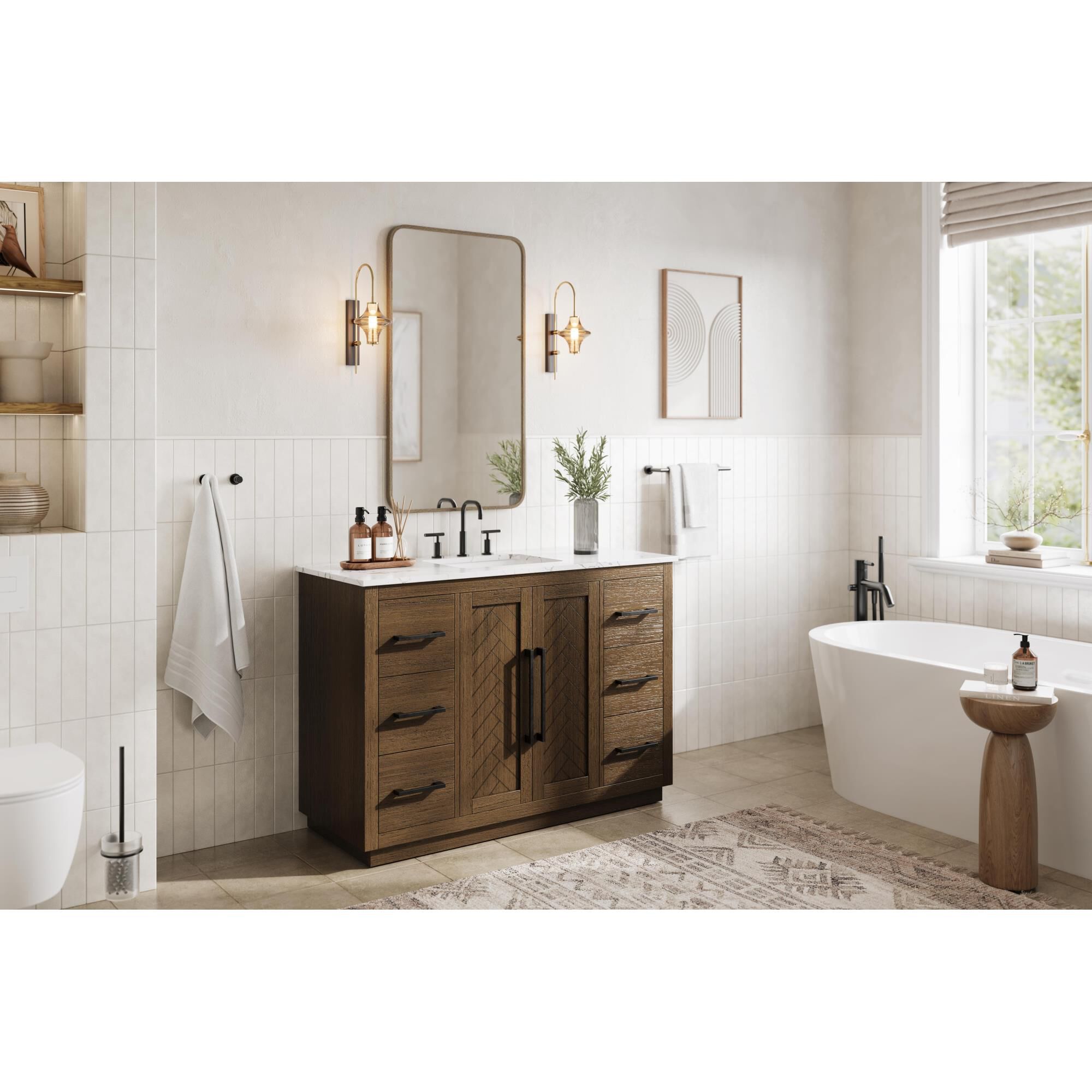 Chase 48 Inch Bath Vanity by Elegant Dcor