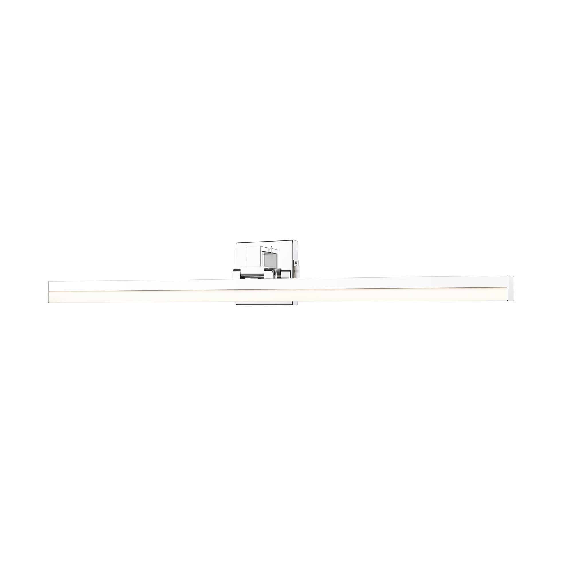 Shown in Chrome finish and Frosted glass and Frosted shade