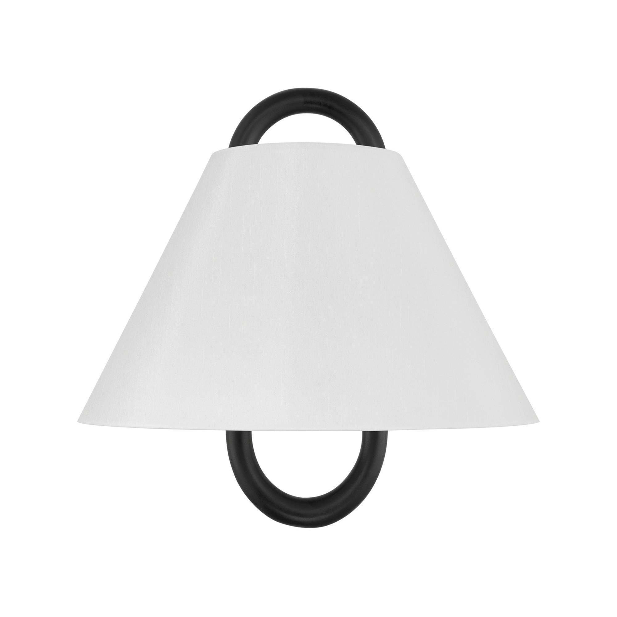 Shown in Vibrant Gold finish and Fabric glass and Fabric shade