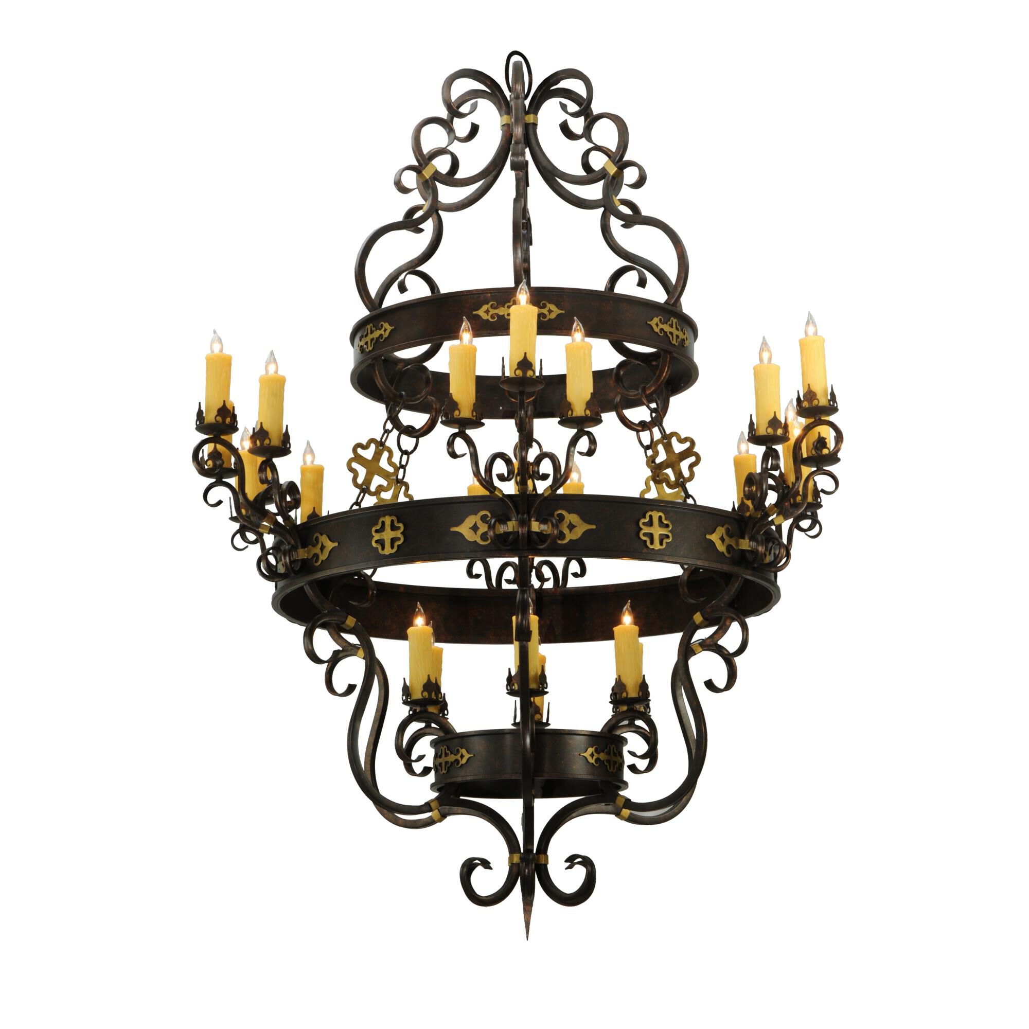 Santino 60 Inch 24 Light Chandelier by Meyda Lighting
