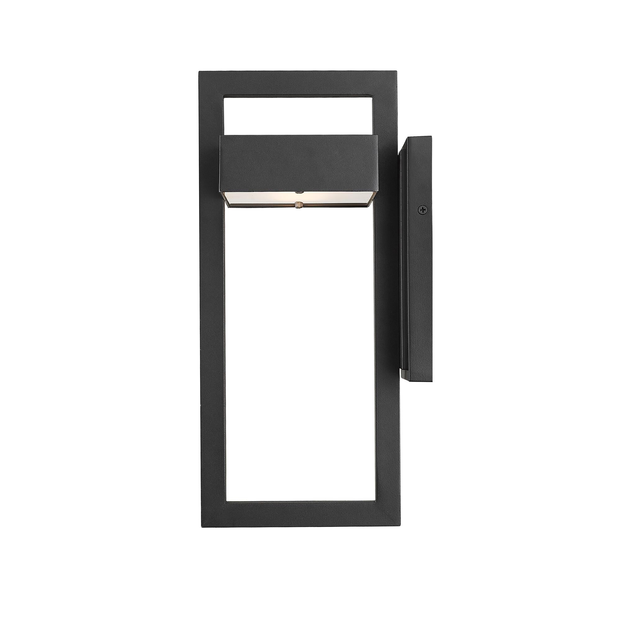 Shown in Black finish and Glass shade
