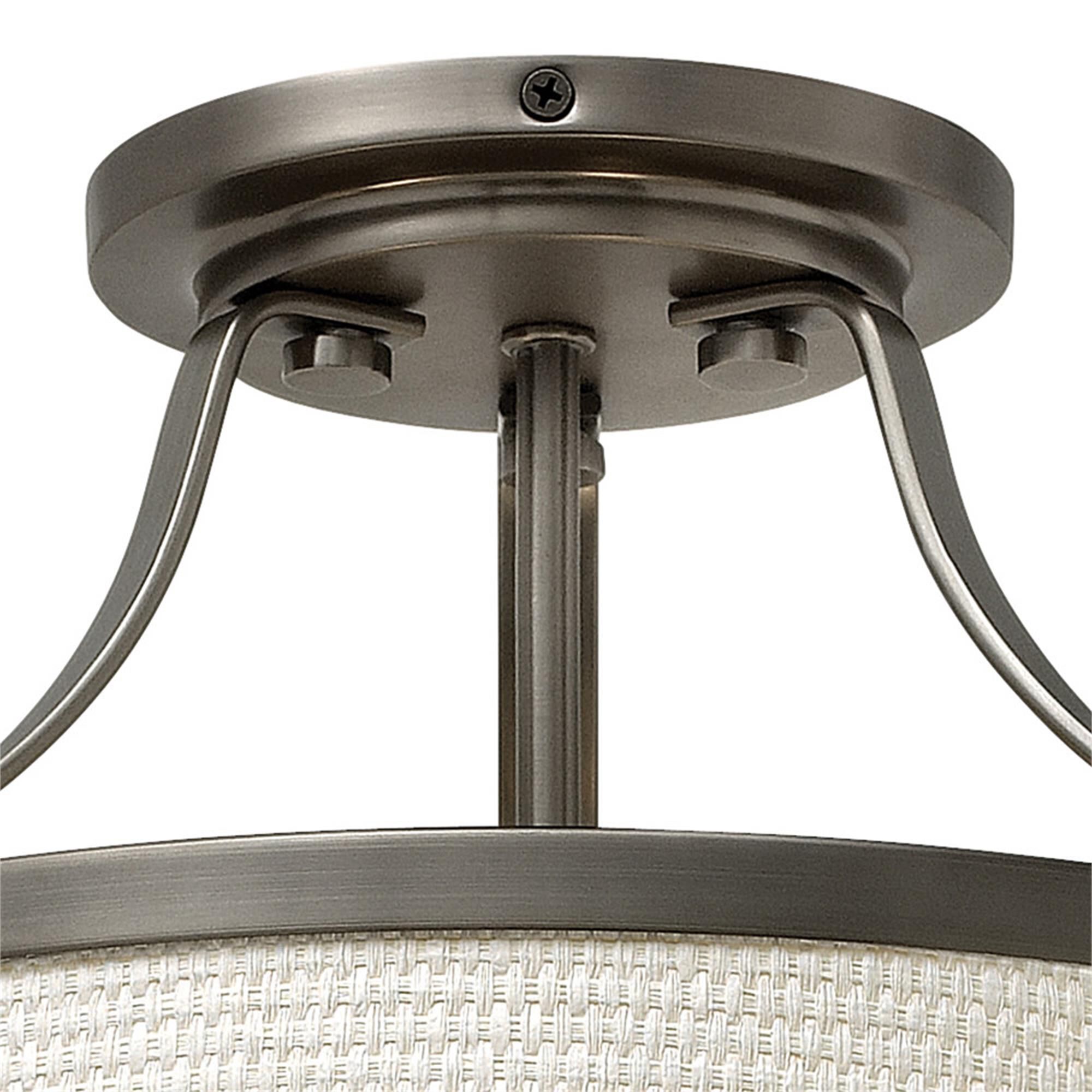 Charlotte 16 Inch Semi Flush Mount,