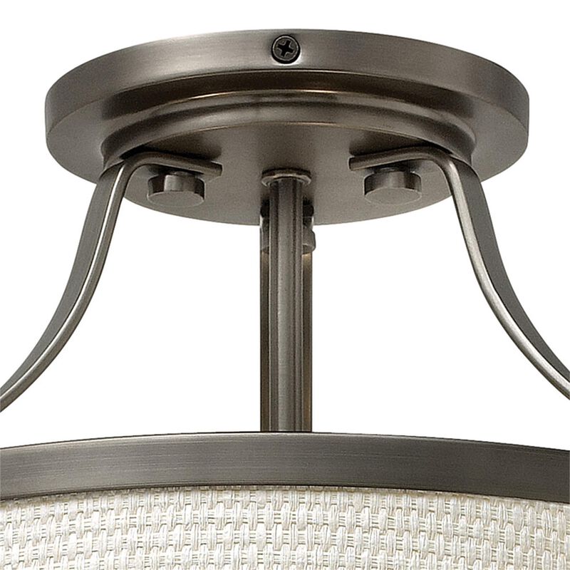 Charlotte 16 Inch Semi Flush Mount by Hinkley