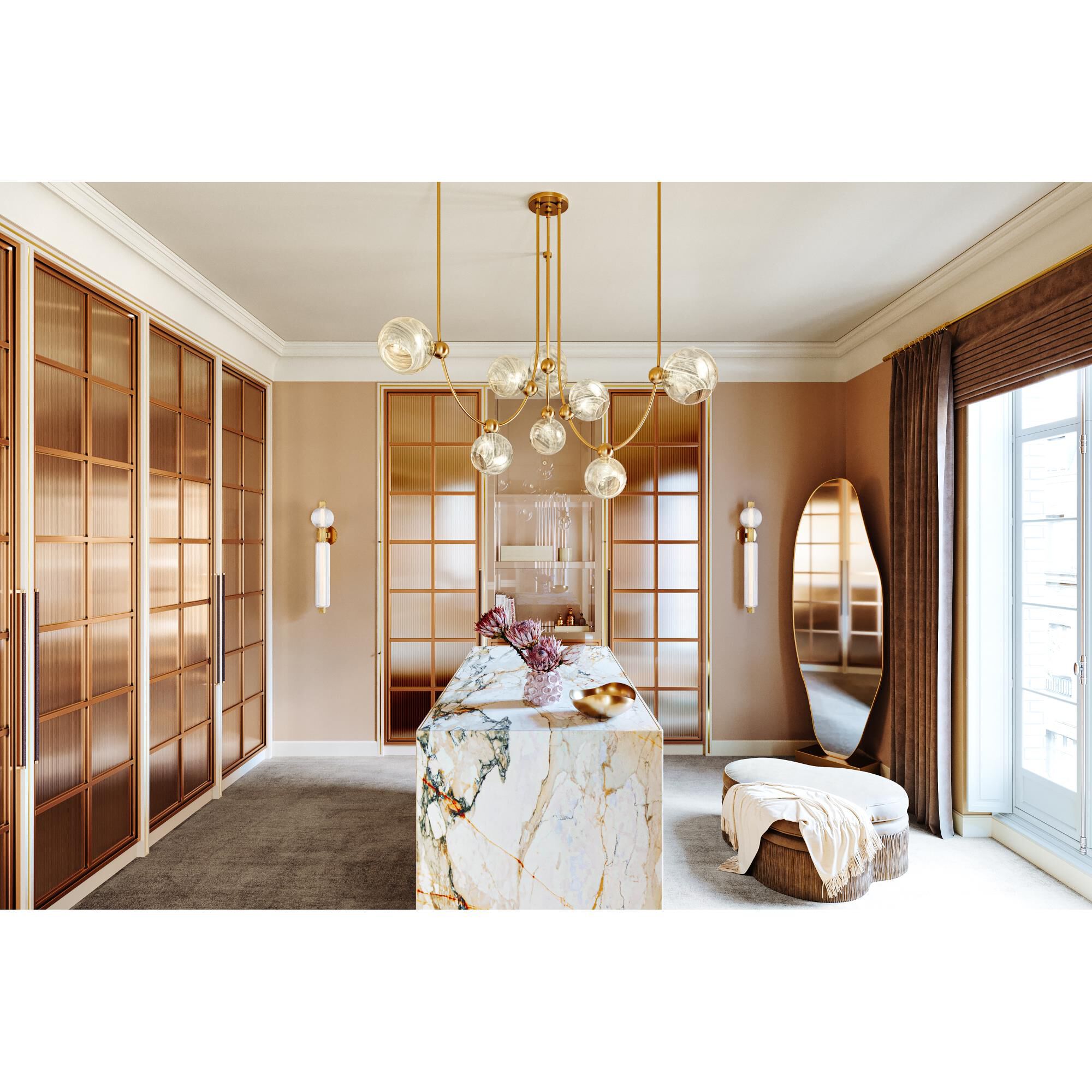 Astraia 66.75 Inch Chandelier by Corbett Lighting