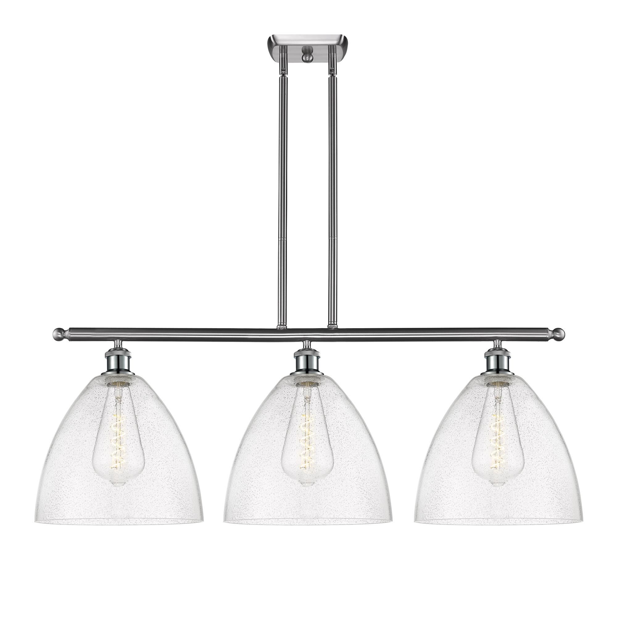 Bruno Marashlian Ballston Dome 38 Inch 3 Light Linear Suspension Light by Innovations Lighting