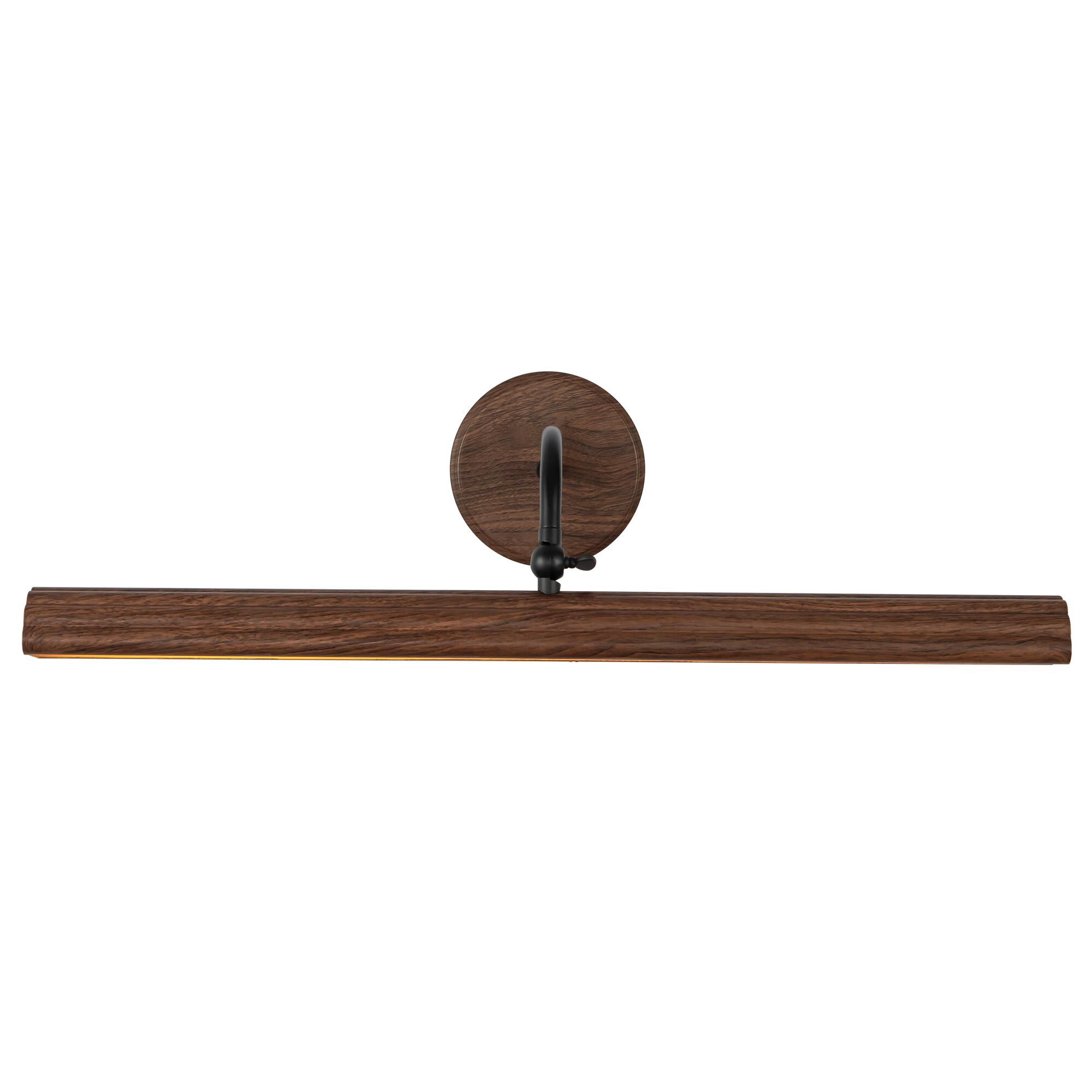 Shown in Walnut finish and Frosted Acrylic Diffuser glass and Aluminum shade