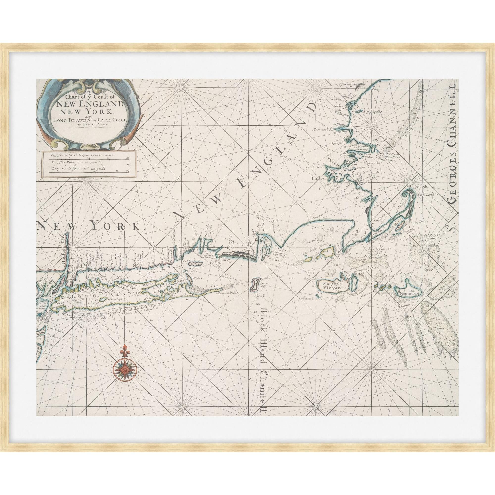 Studio L57 Nouvelle Nesting Navigators Ivory Print by LEVEL57