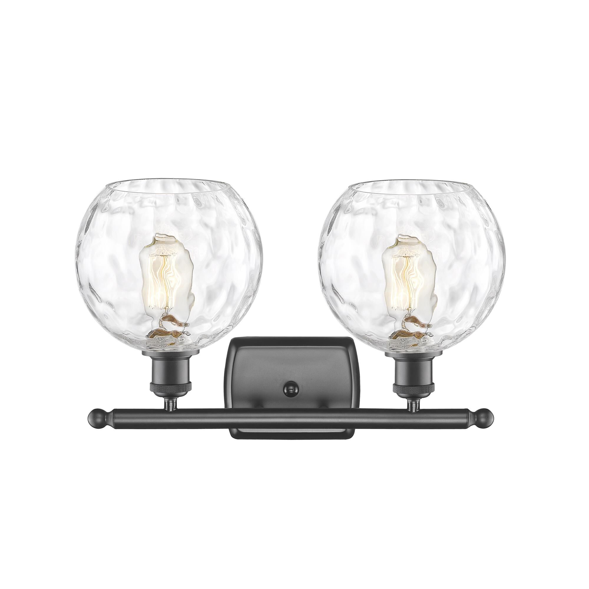 Bruno Marashlian Athens Water Glass 18 Inch 2 Light Bath Vanity Light by Innovations Lighting