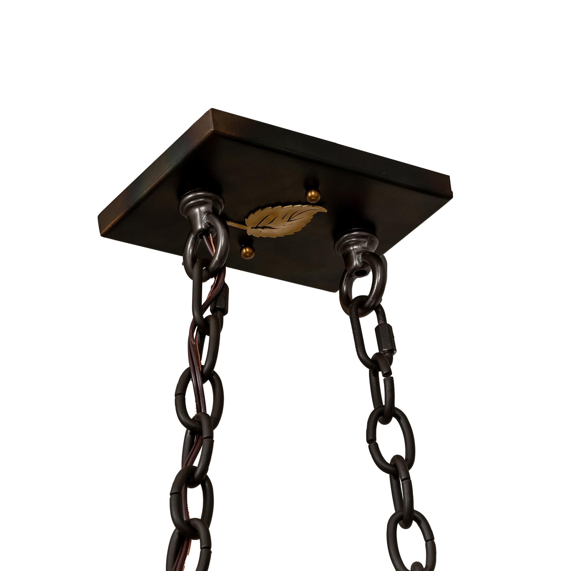 Shown in Oil Rubbed Bronze finish and Beige glass