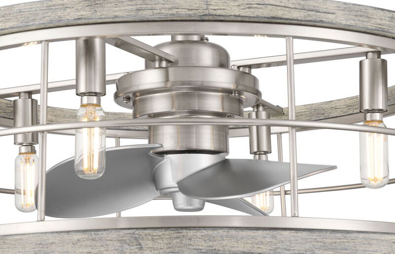 Haven 22 Inch Chandelier Ceiling Fan with Light Kit by Hunter Fan
